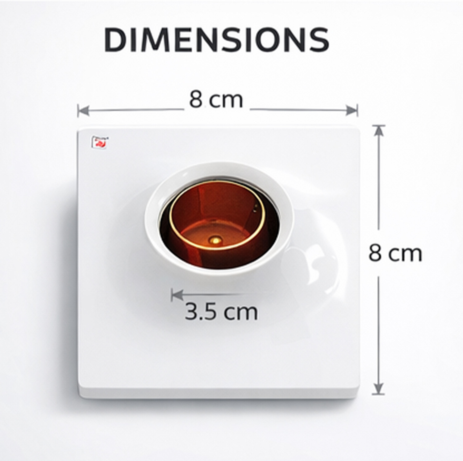 Image of SHIVA Premium E27 Bulb Holder Modular Plate Heat Resistant White Plastic Light Socket