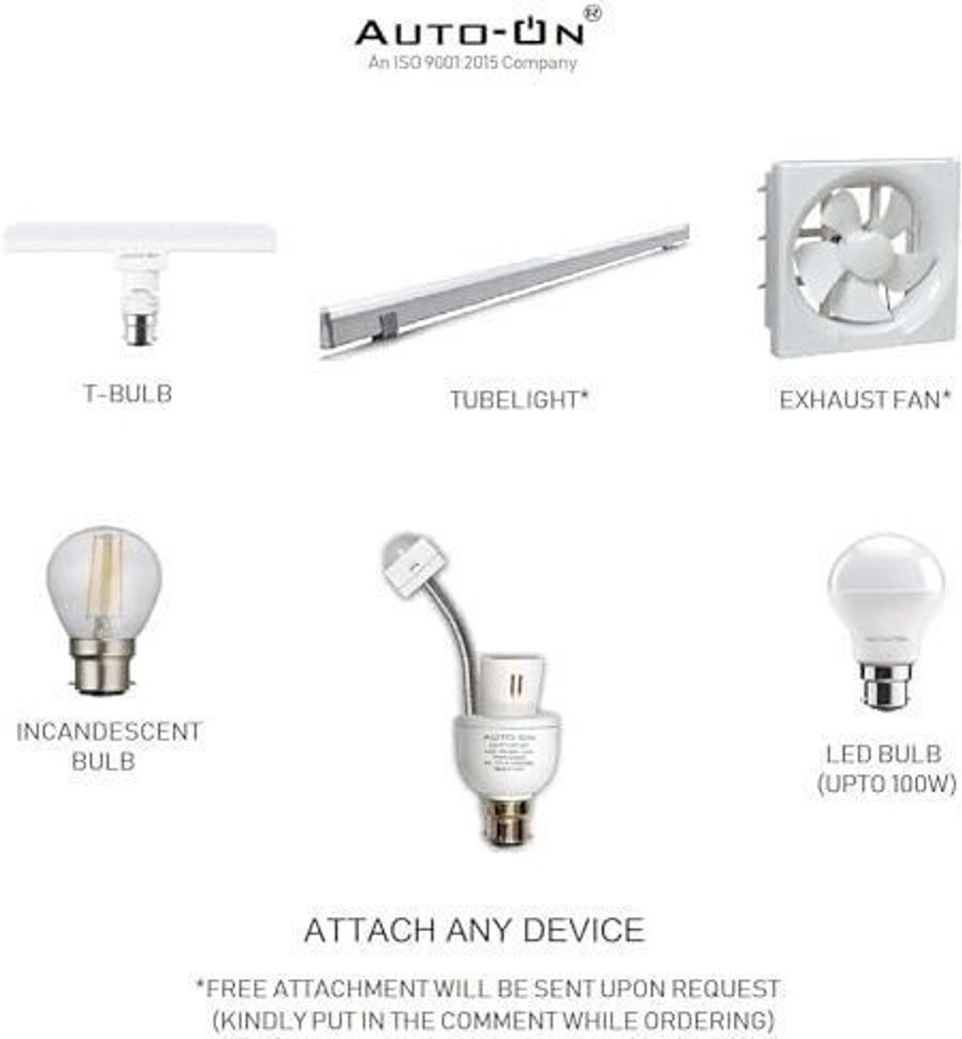 Image of auto-on LFI-X2 Plastic Light Socket