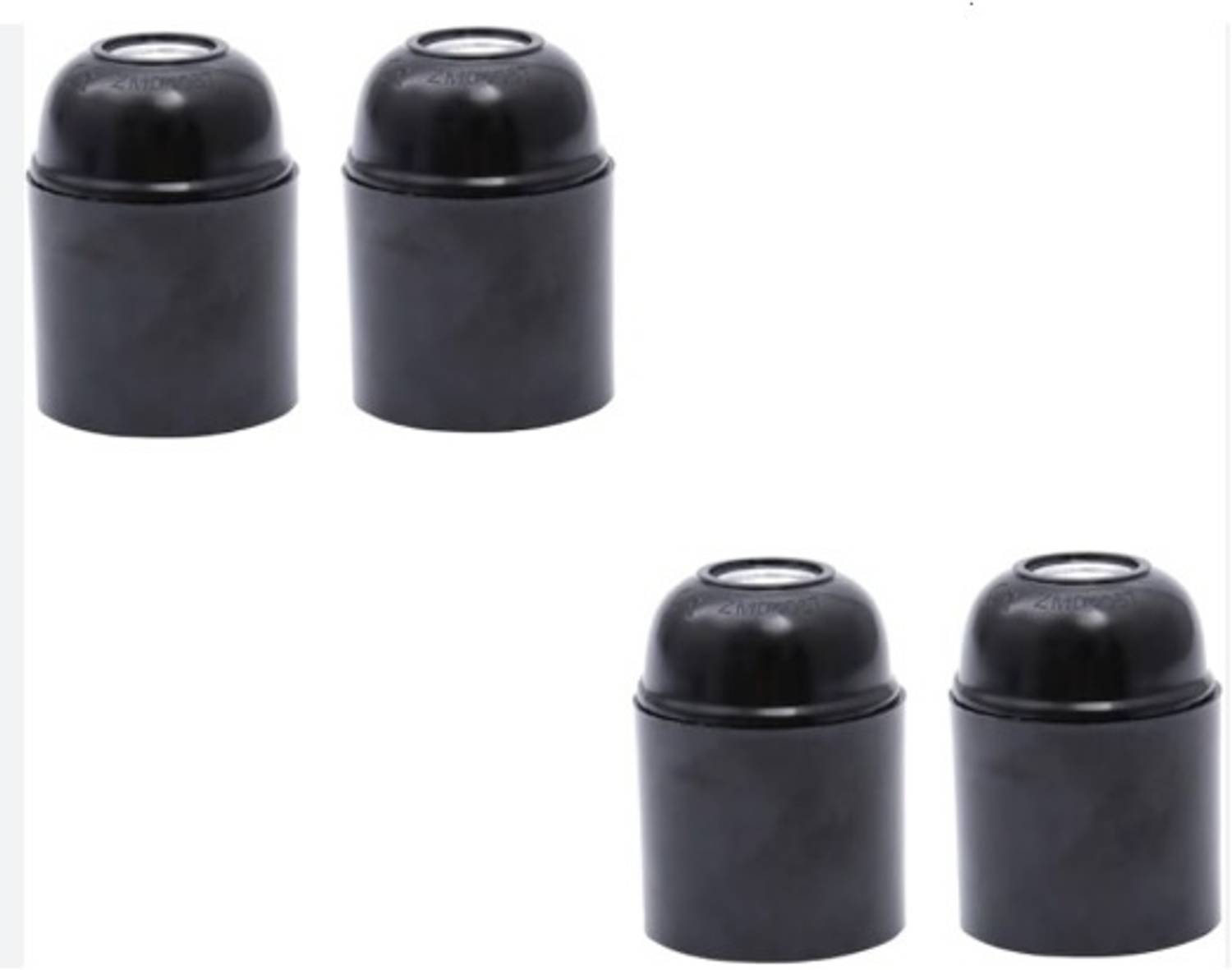 antique nautical creations ANCE27- Set Of 4 Holder Plastic Light Socket
