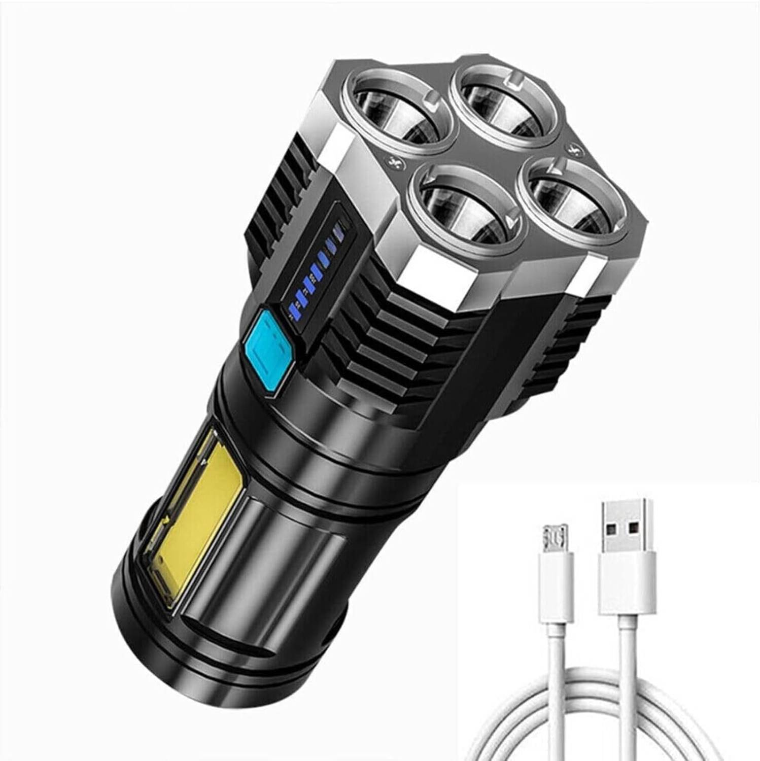 CARDIORAMA Multifunctional Rechargeable 4 Mode Emergency Lights for Camping,Indoor,Hiking LED Front Light