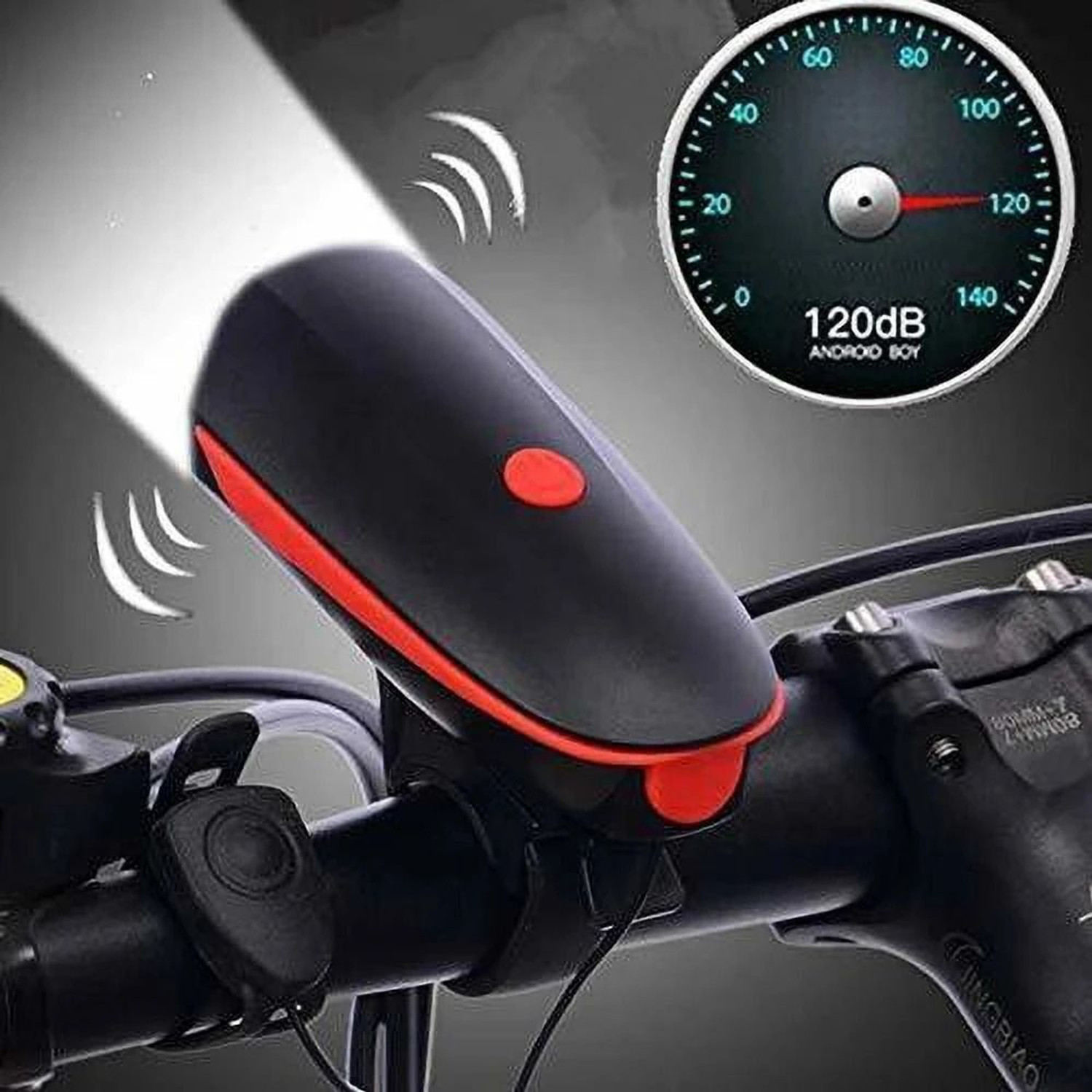 Image of Chromoto Bicycle with Horn-U7 LED Spot Light