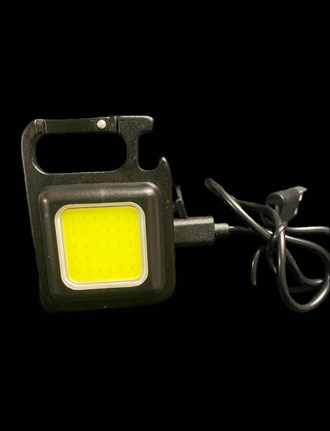 ASTOUND Mini Flashlight Rechargeable Glare COB Keychain Light LED Front Light