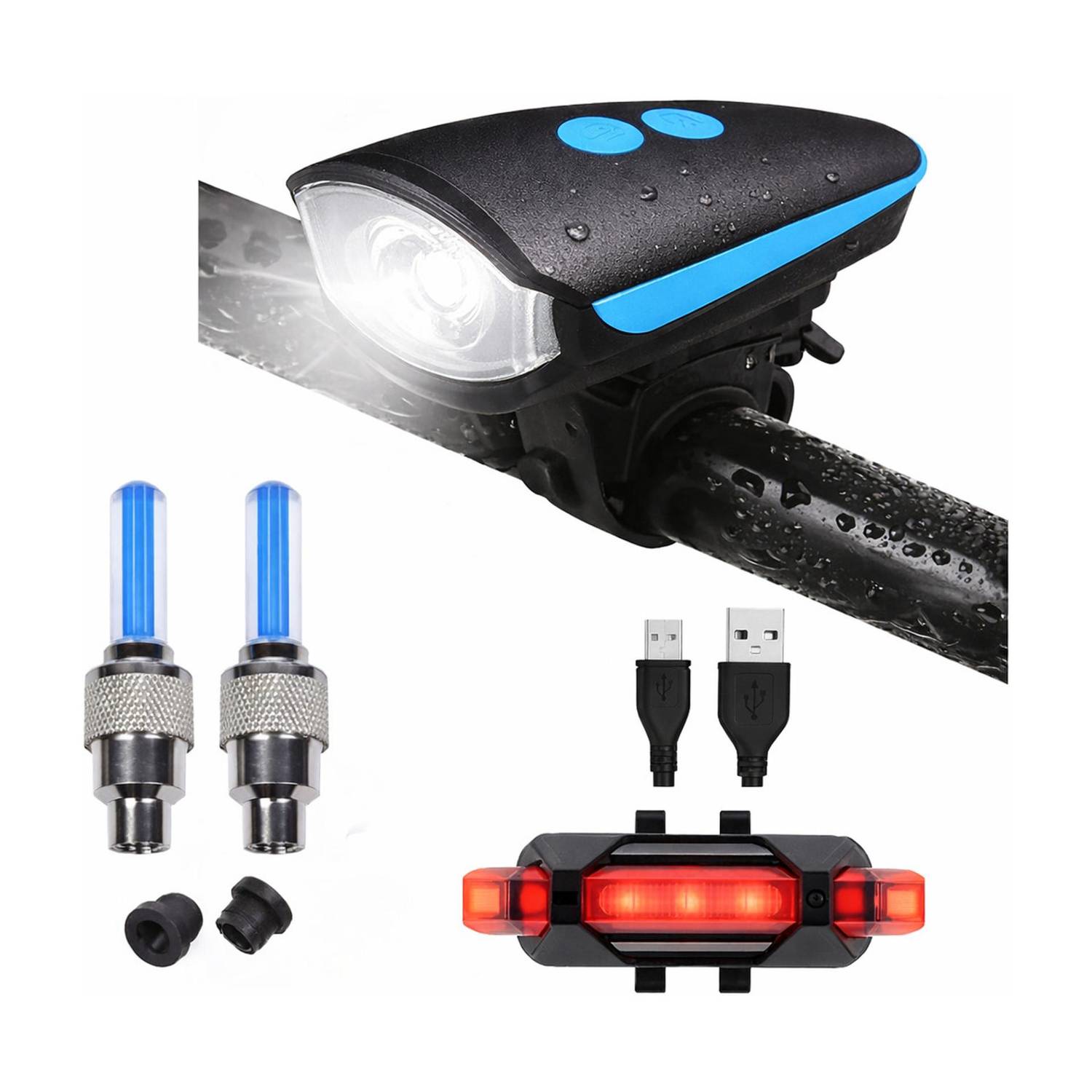Shopeleven LED Front Rear Light Combo - Image 1