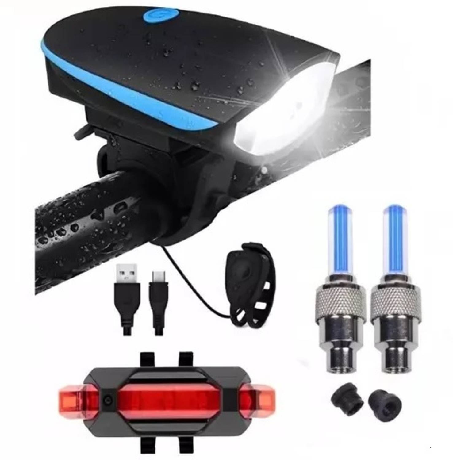 Blackbell Bicycle LED Front Rear Light Combo - Image 1