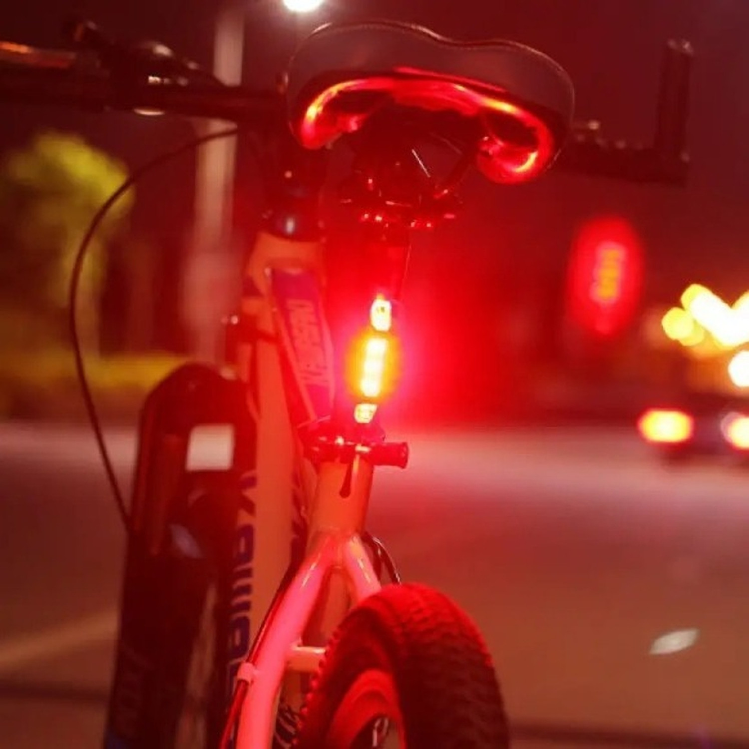 Image of HighRider USB Rechargeable LED Cycle Light Rear Tail Light (Red) LED Spot Light