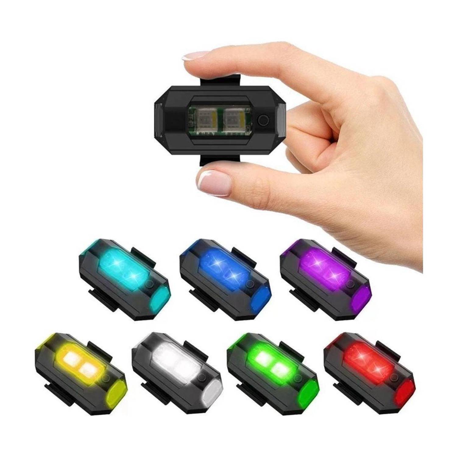 AMIRIDE Helmet Strip Light LED Spot Light