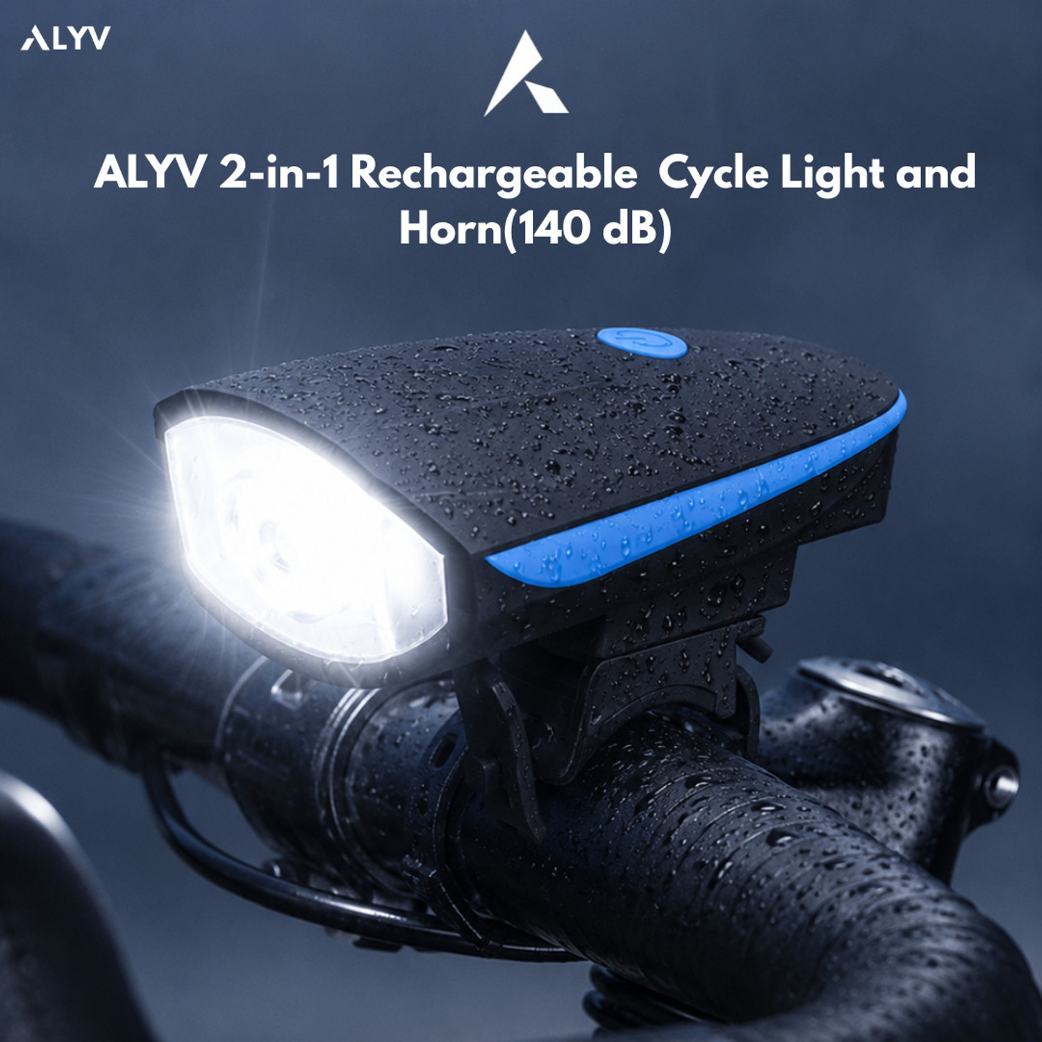 Image of alyv ALYV Cycle Light & Horn LED Front Light