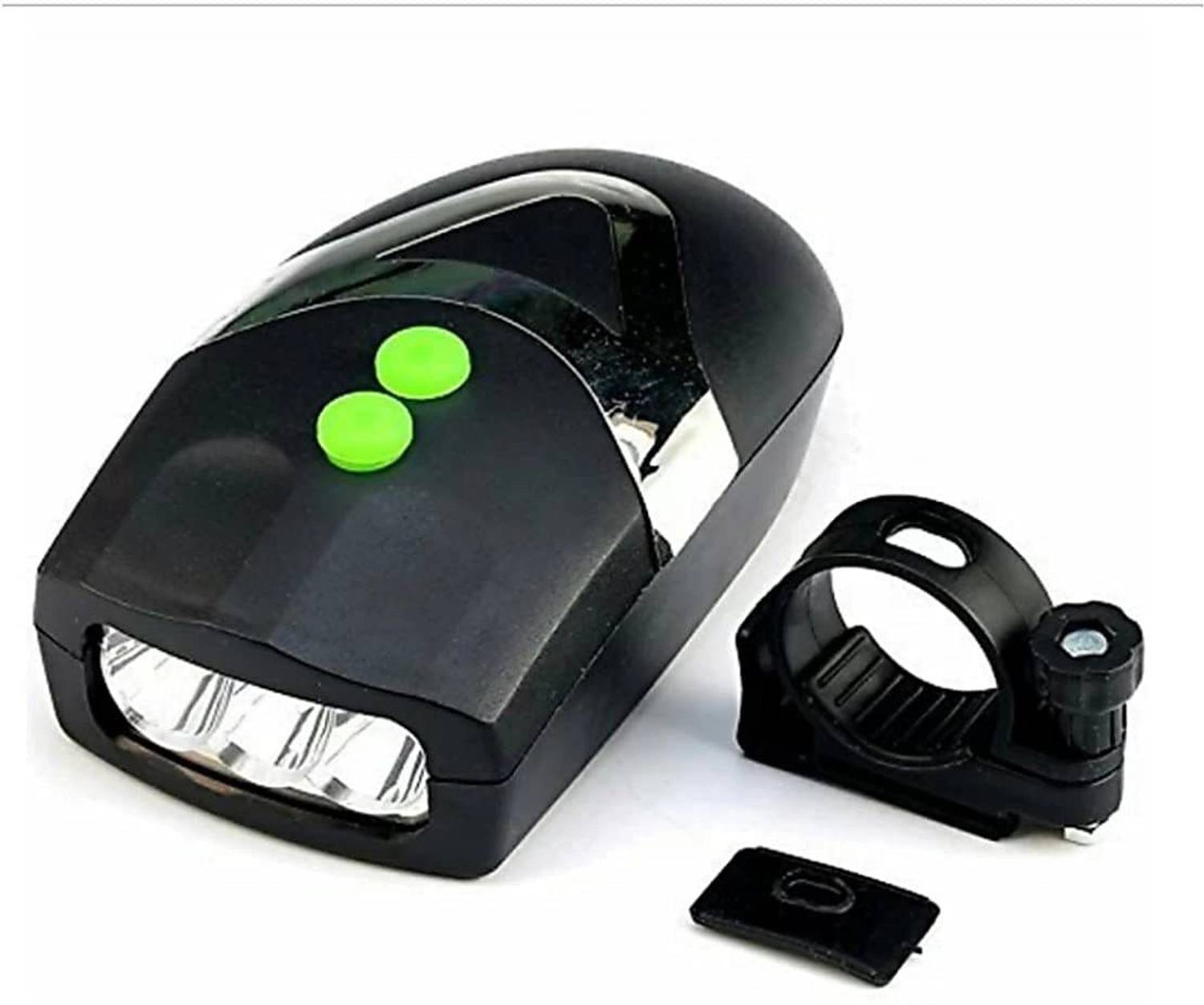 AmazingGadgets Mouse Shaped Cycle Light With Horn Cycle Bell LED Front Light