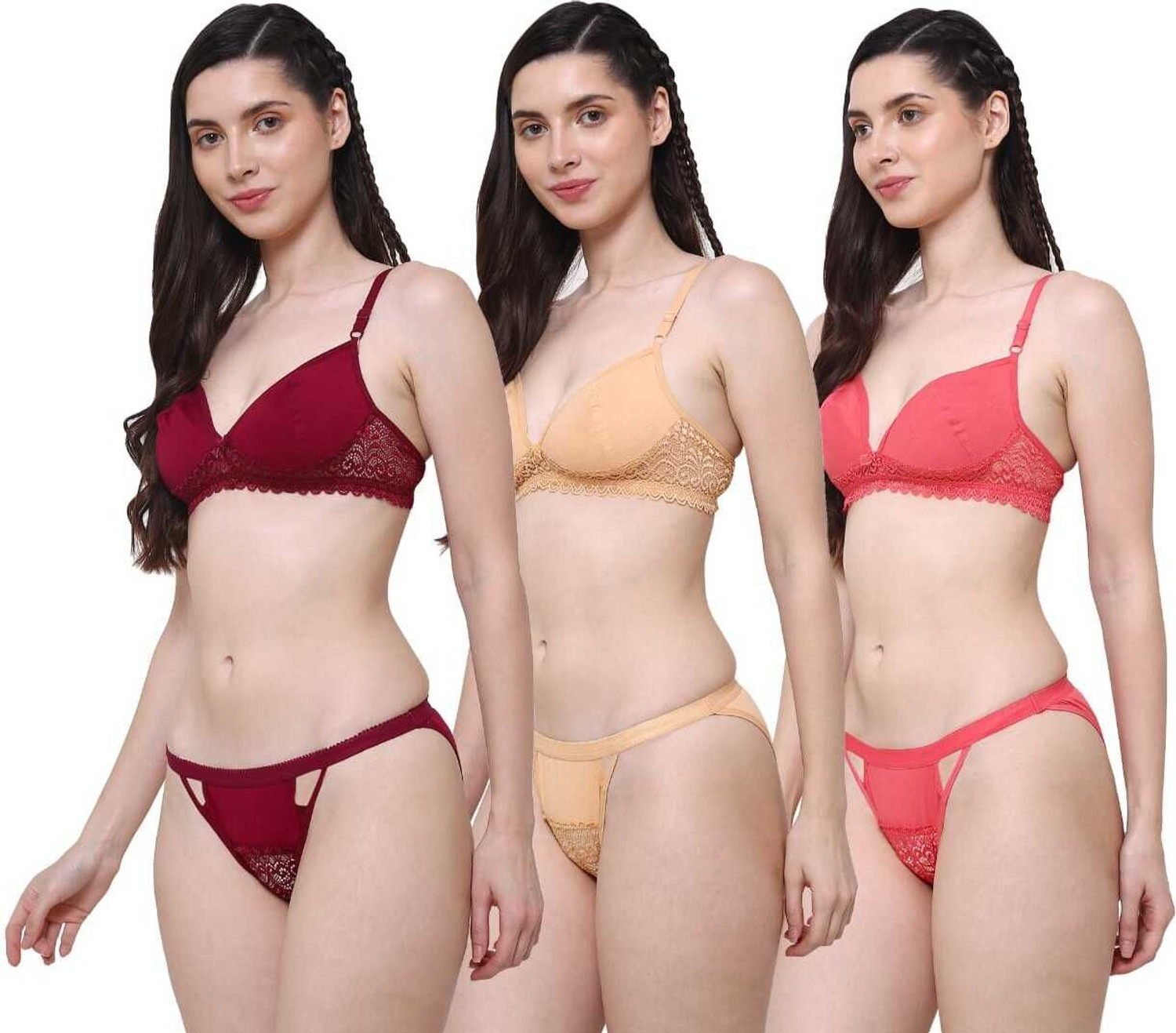 Image of Cotton Plus Lingerie Set