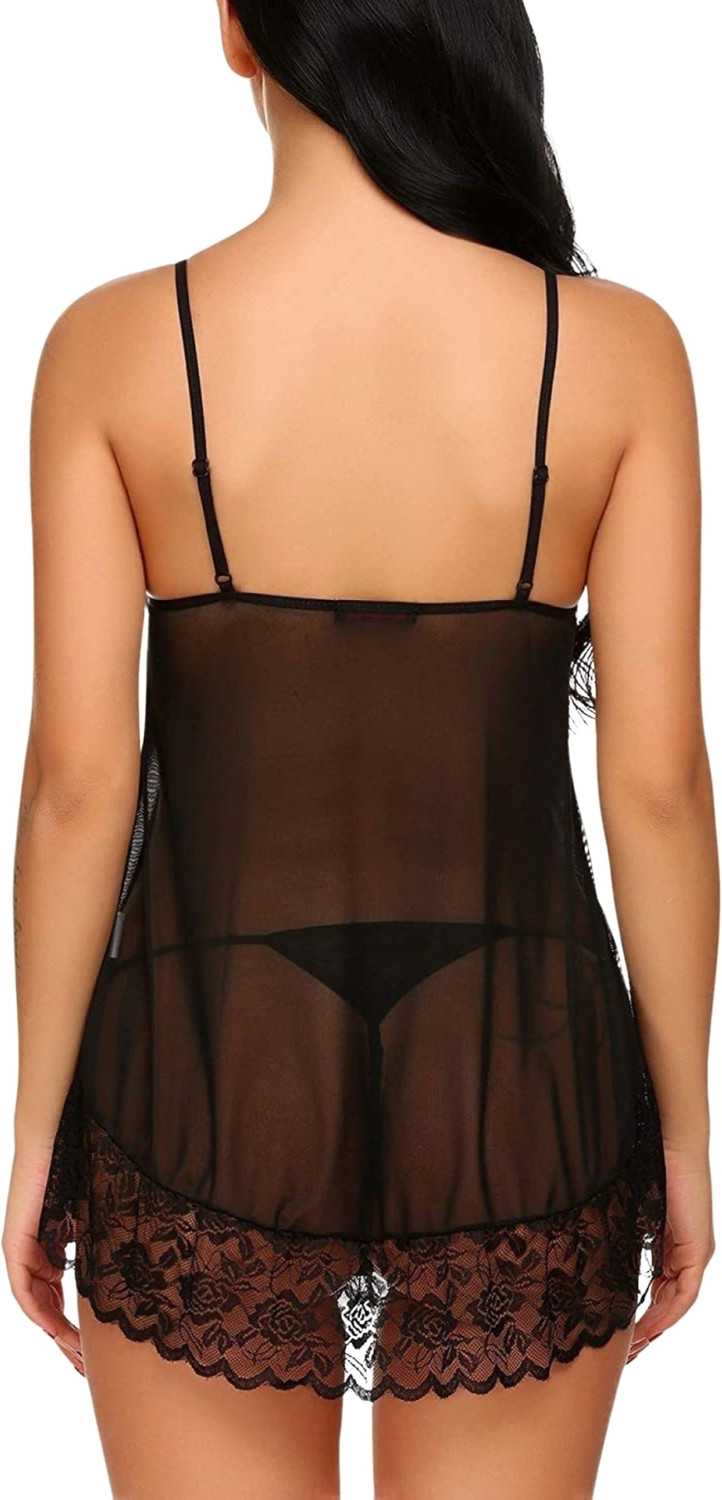 Image of Unitrust Net Bra Panty Set Combo babydoll lingerie set sexy for honeymoon Lingerie Set
