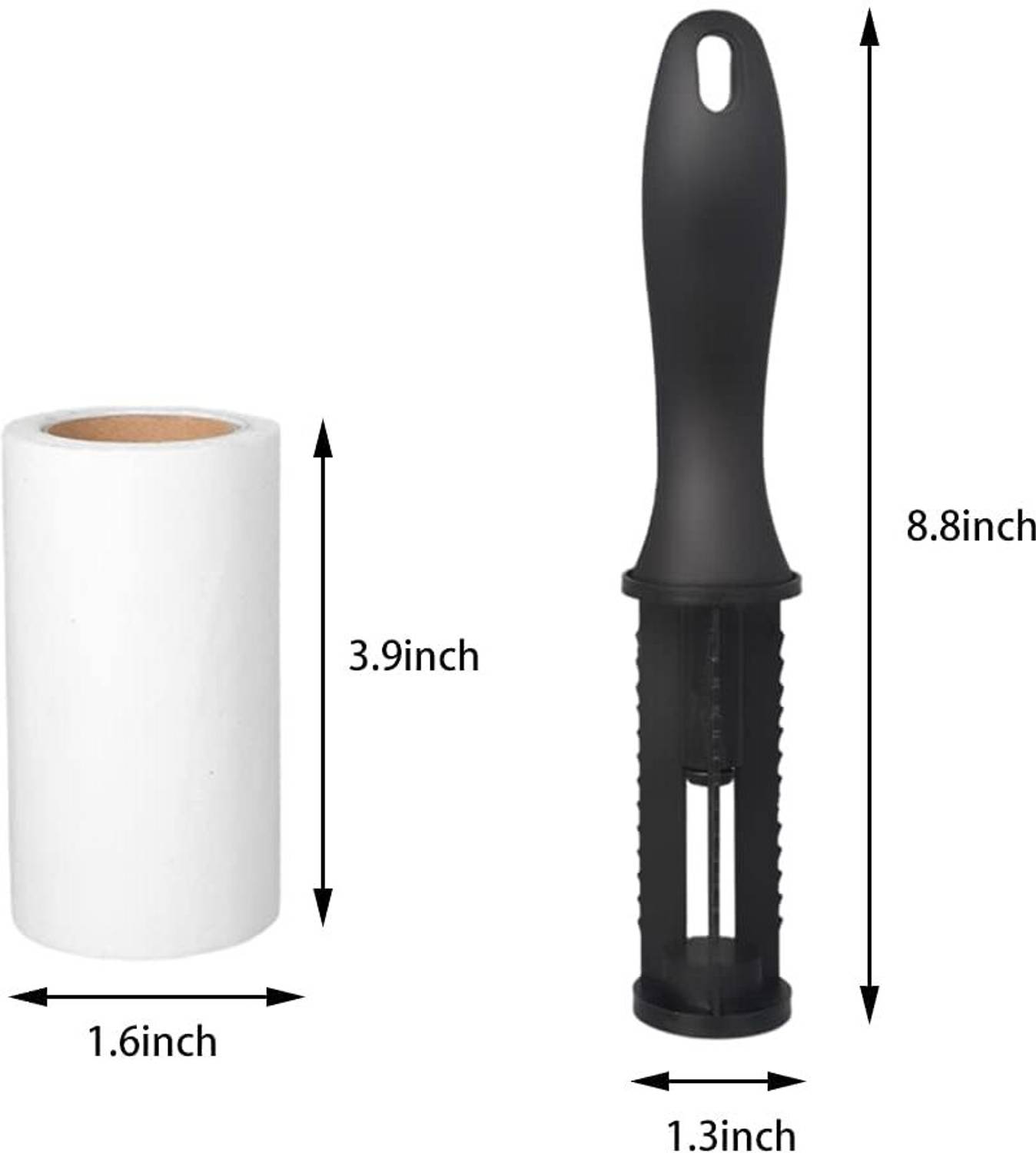 Q one store Lint Roller Set with 1 Handle & 5 Refills - Image 2