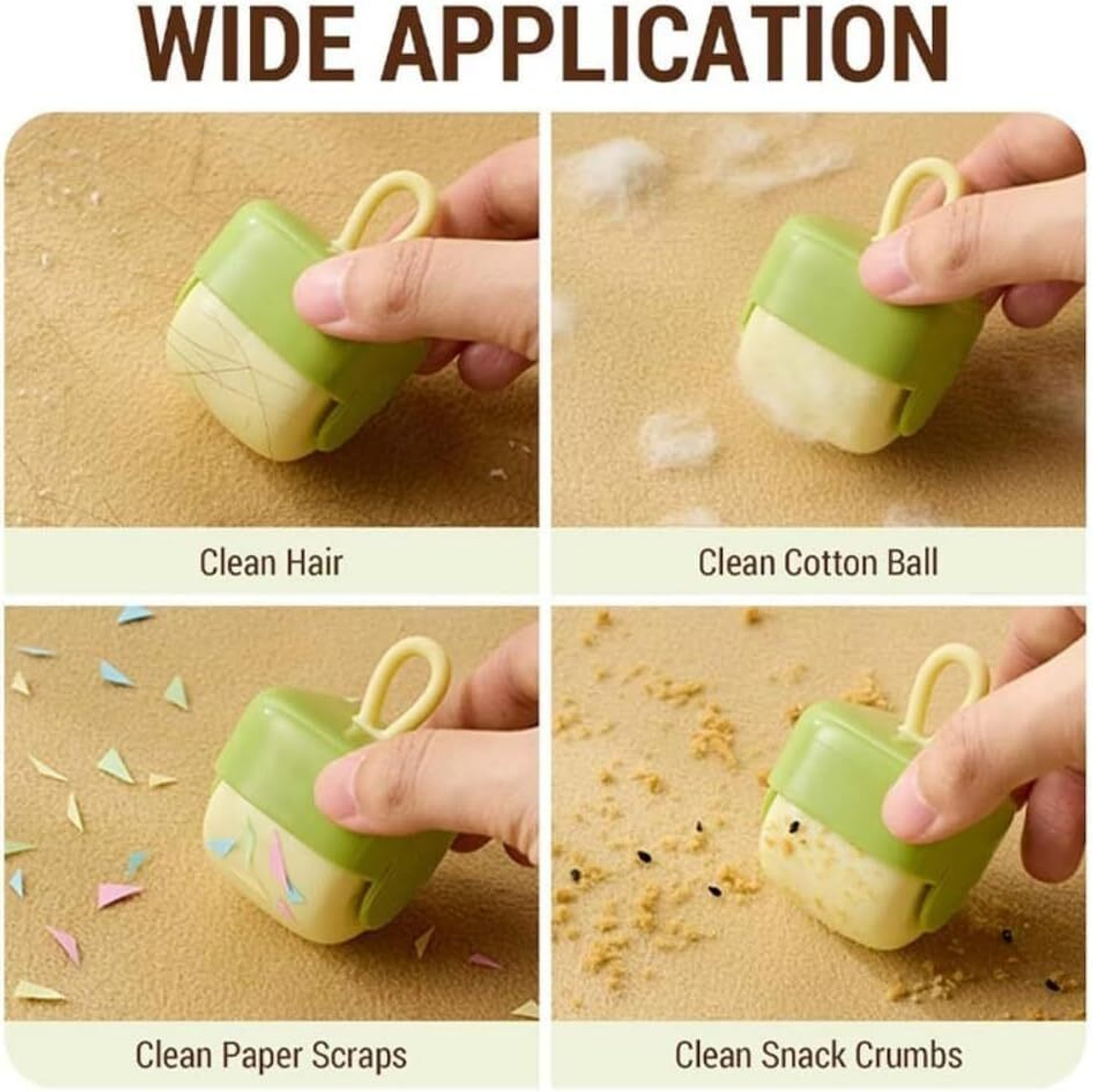 Image of hsbtreads Mini Square Lint Rollers Floor Lint Roller