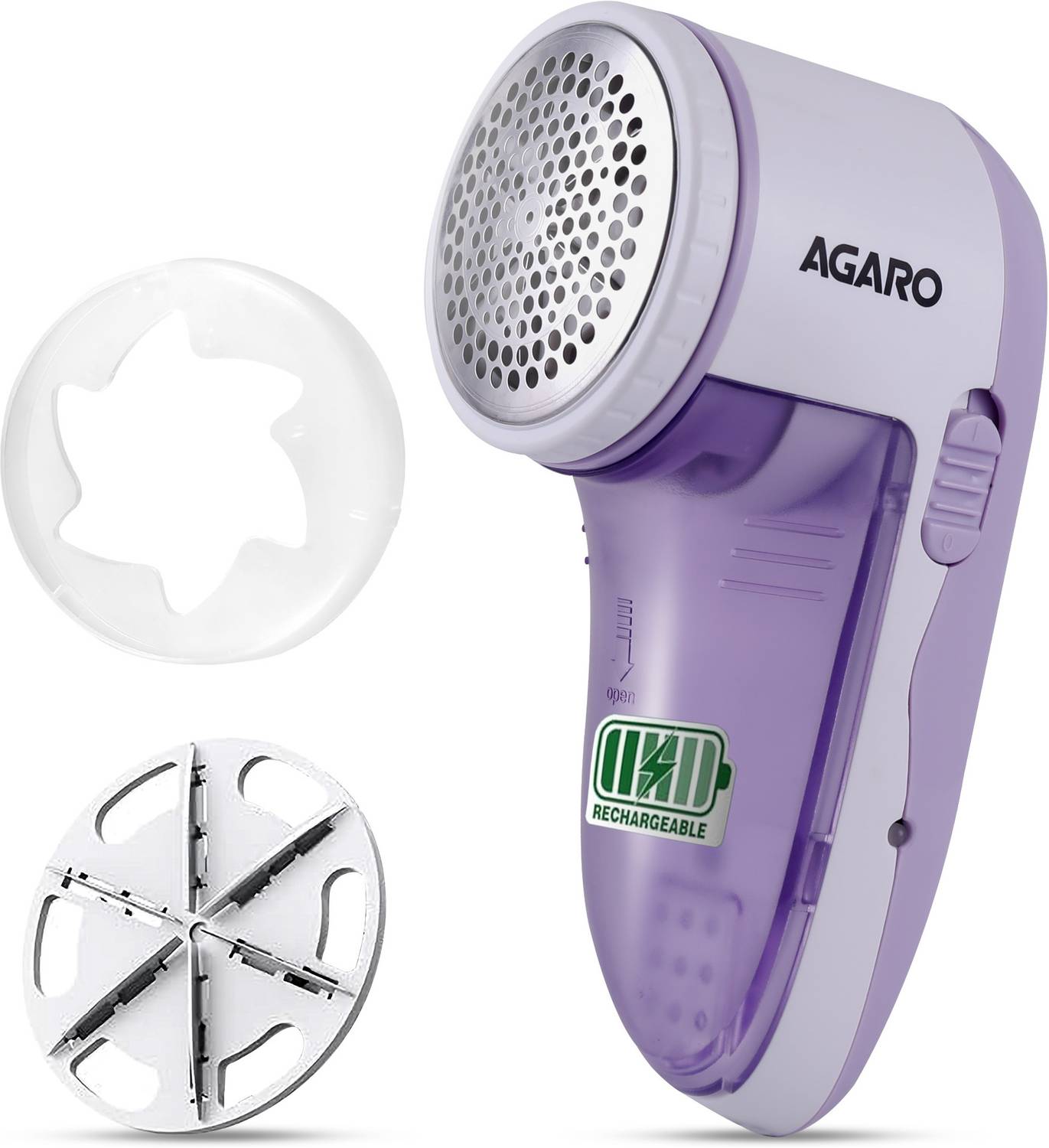 AGARO 2419 Rechargeable Lint Remover, for Woolen Sweaters, Blankets, Jackets Lint Roller