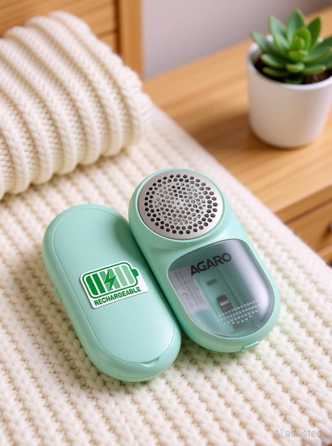 AGARO LR2007 Lint Remover, Rechargeable, for Woolen Sweaters, Blankets, Jackets, Lint Roller