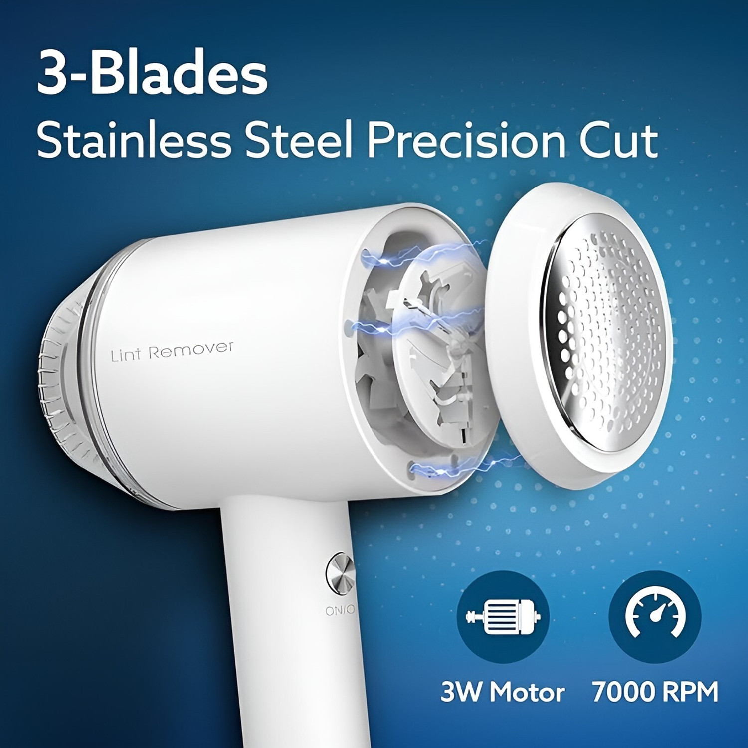 Image of AGARO LR2001 Multi-Functional Electric Fabric Shaver, Rechargeable, Portable Lint Roller