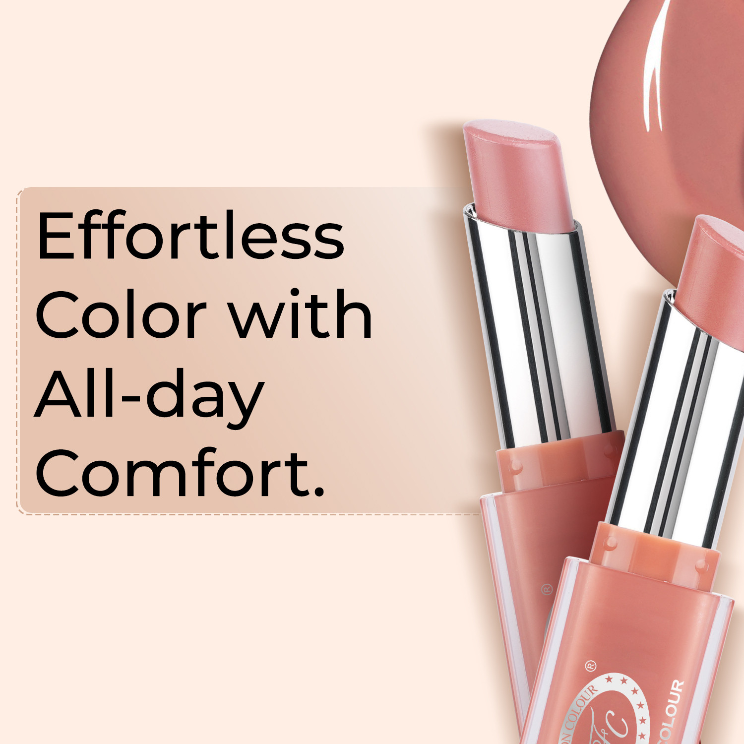 Image of FASHION COLOUR Crave Me Gloss Stick for Non-Sticky, High-Shine Soft Creamy Hydrating Lip Color