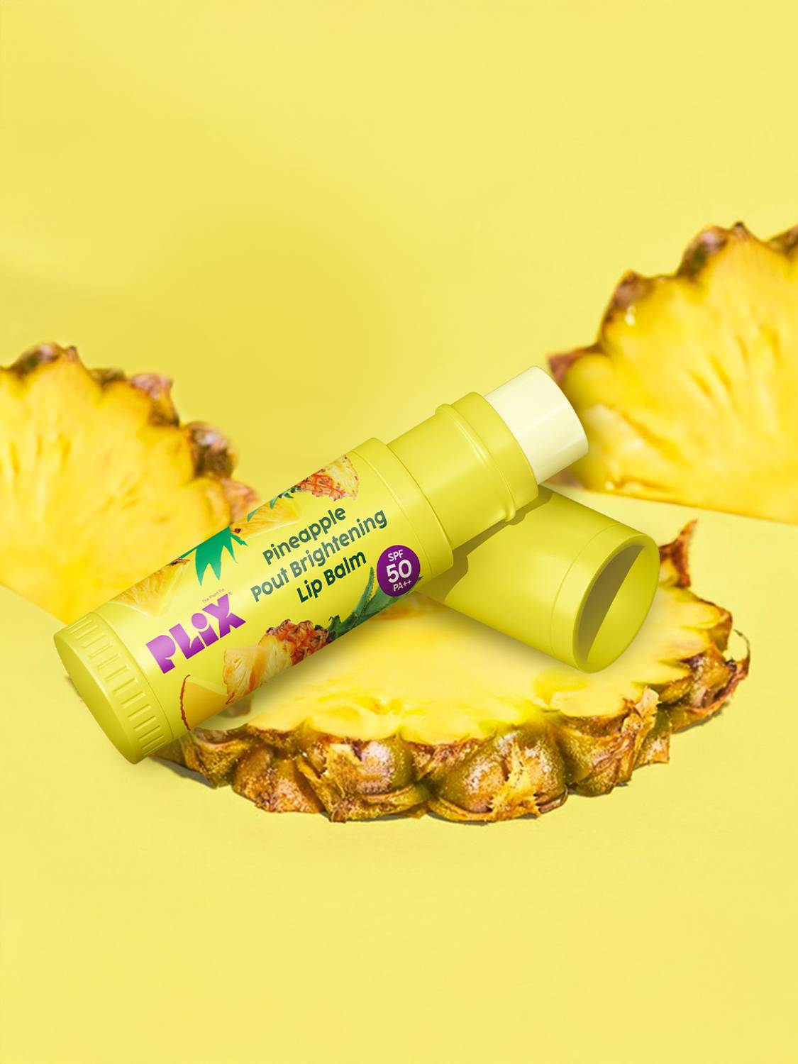 The Plant Fix Plix Pineapple Brightening Lip Balm with SPF 50 K