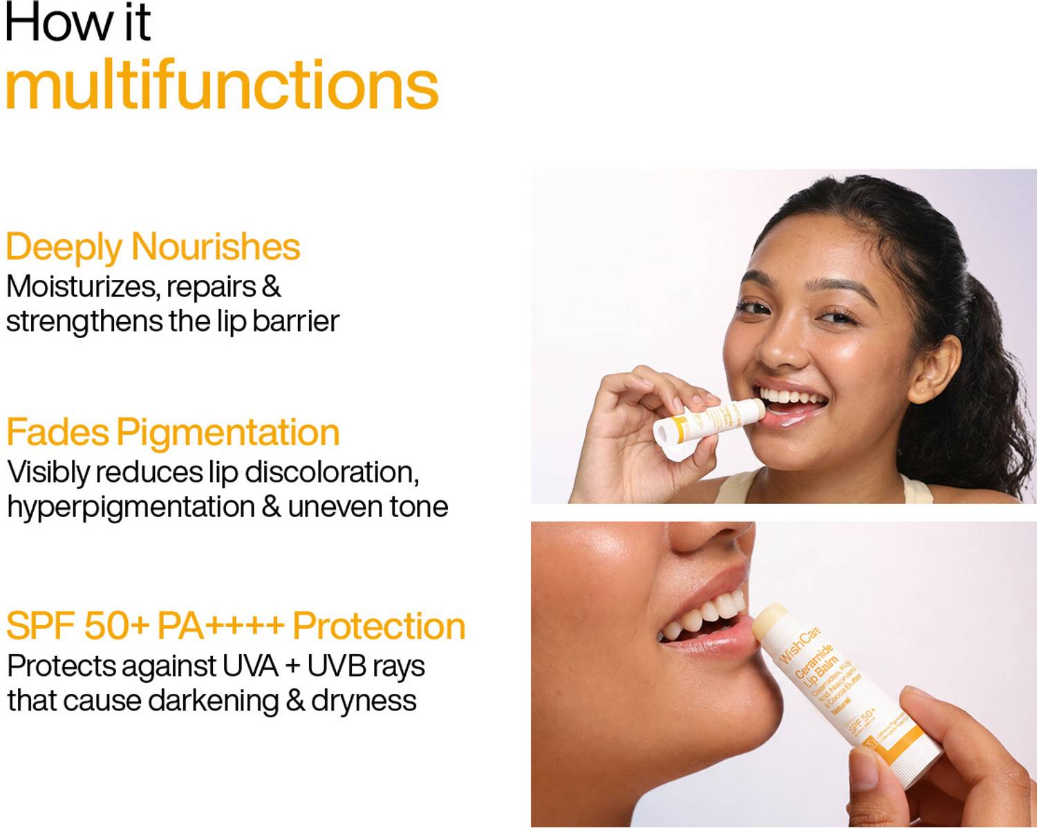 WishCare Ceramide Lip Balm SPF50 PA+++ - Image 4