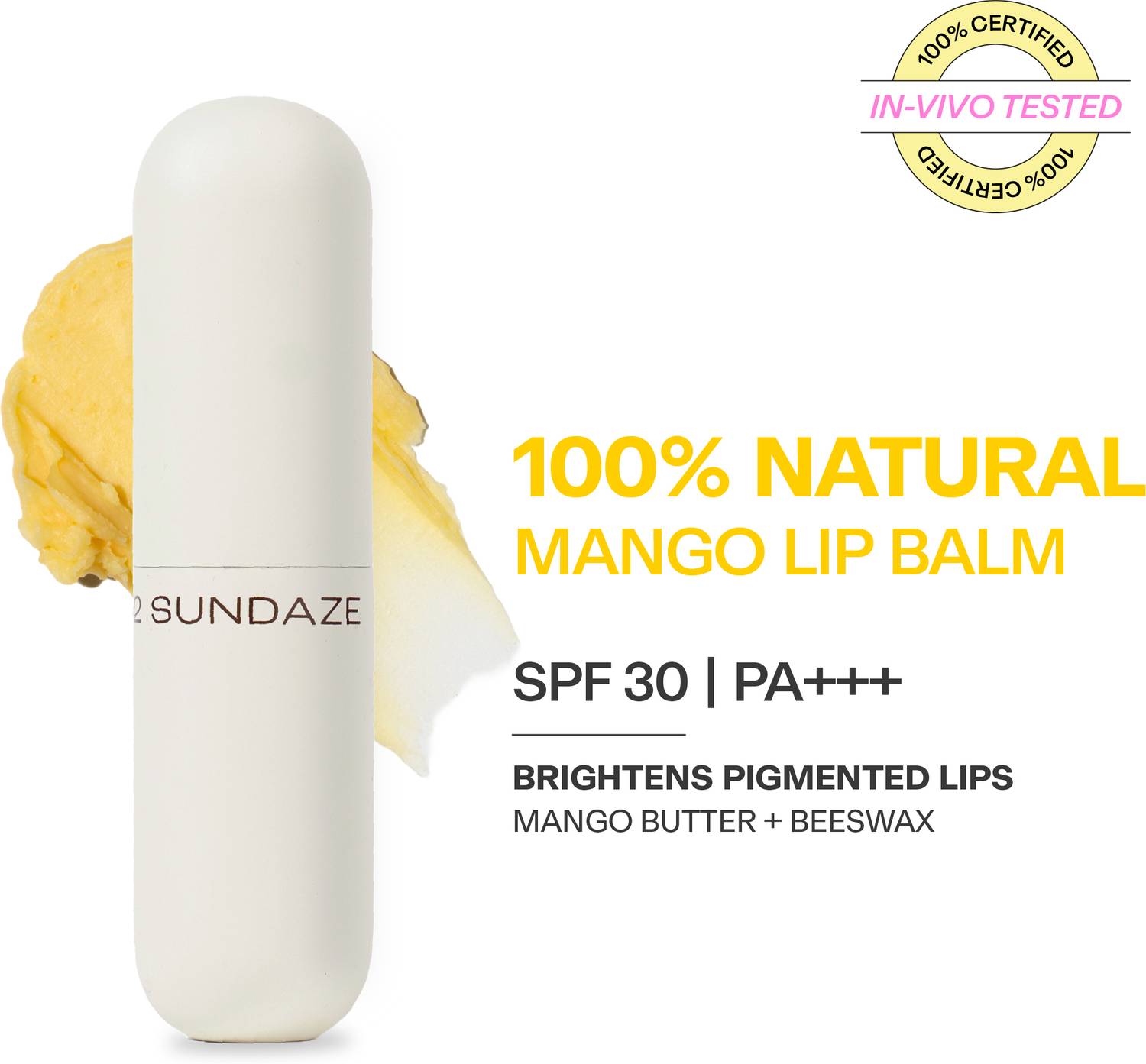 52 Sundaze SPF 30 Lip Balm Mango Butter