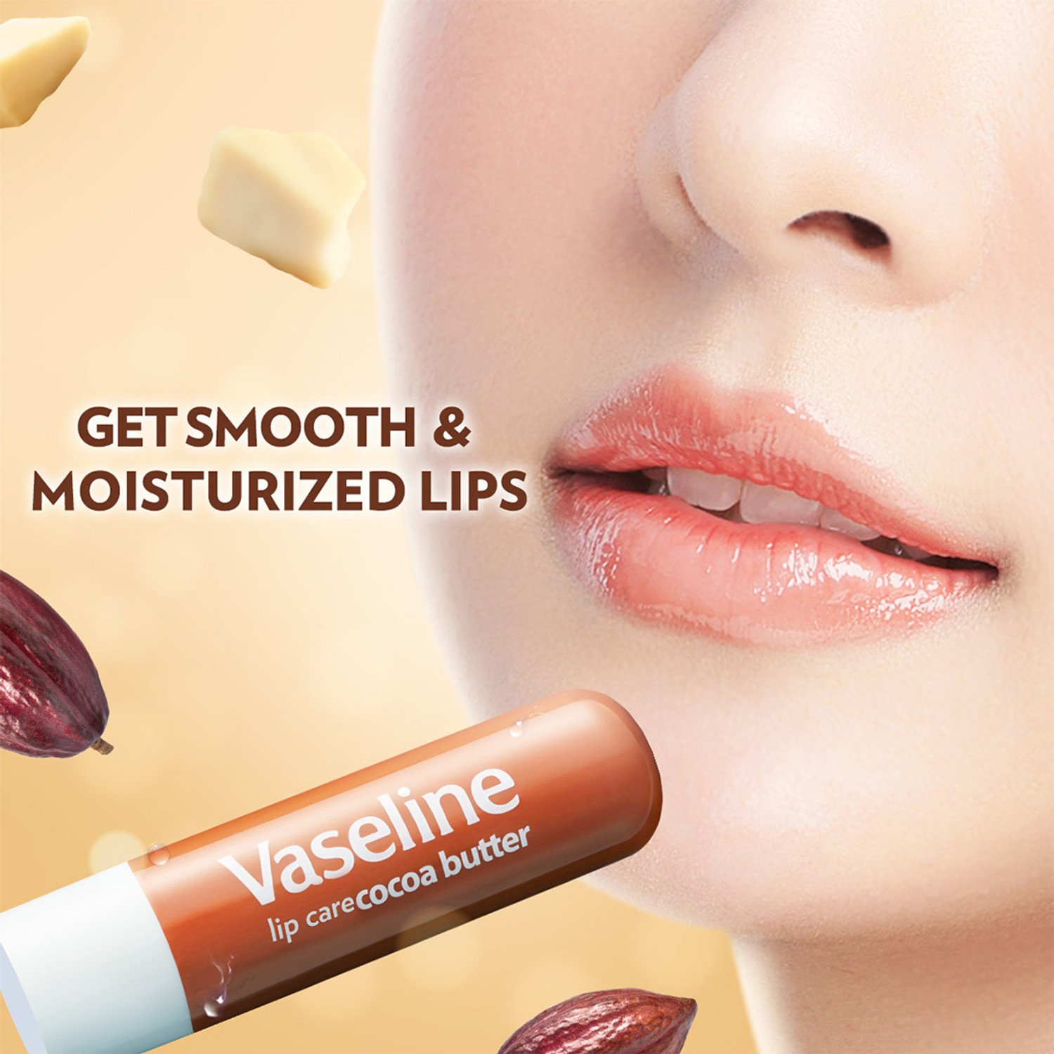 Image of Vaseline Lip Care Cocoa Butter Lip Balm Stick Cocoa