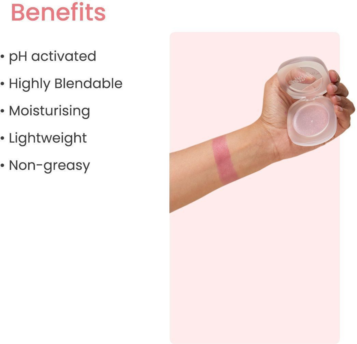 Image of Earth Rhythm Lip & Cheek Glass Tint with Vitamin E Long-lasting, Highly Blendable, Non Greasy pH Activated