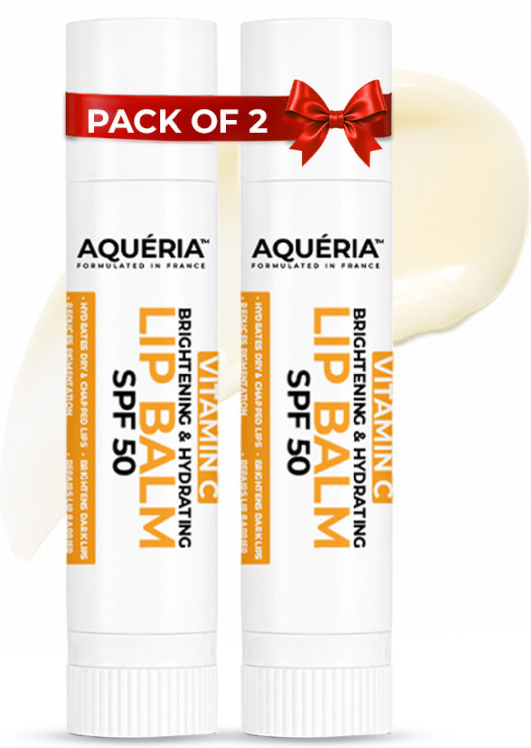 Image of Aqueria Brightening & Hydrating Lip Balm SPF 50 for Dark & Pigmented Lips Unflavoured