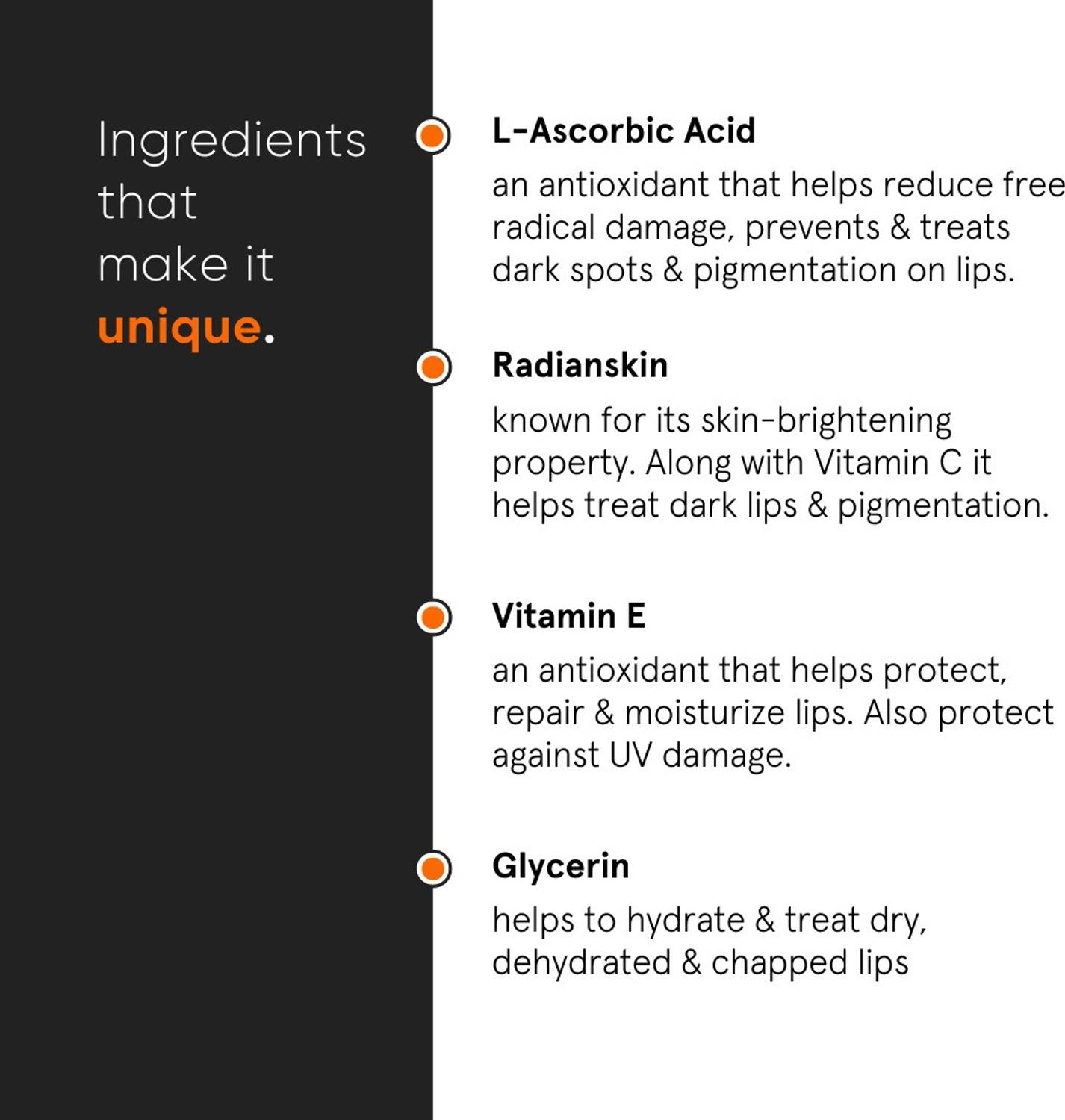 Minimalist 8% L-Ascorbic Acid Lip Balm 12g - Image 3