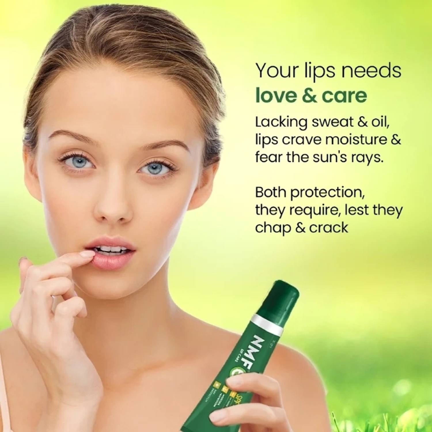 NMF Moisturising Lip Care Balm, 10g - Image 2