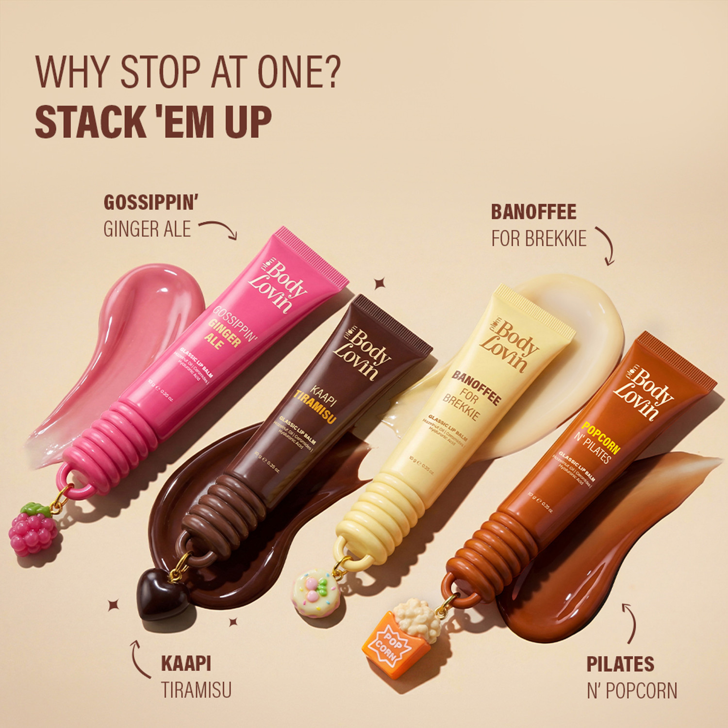 Image of Plum BodyLovin' Kaapi Tiramisu Glassic Lip Balm | Espresso Brown Gloss Tint Deep Brown