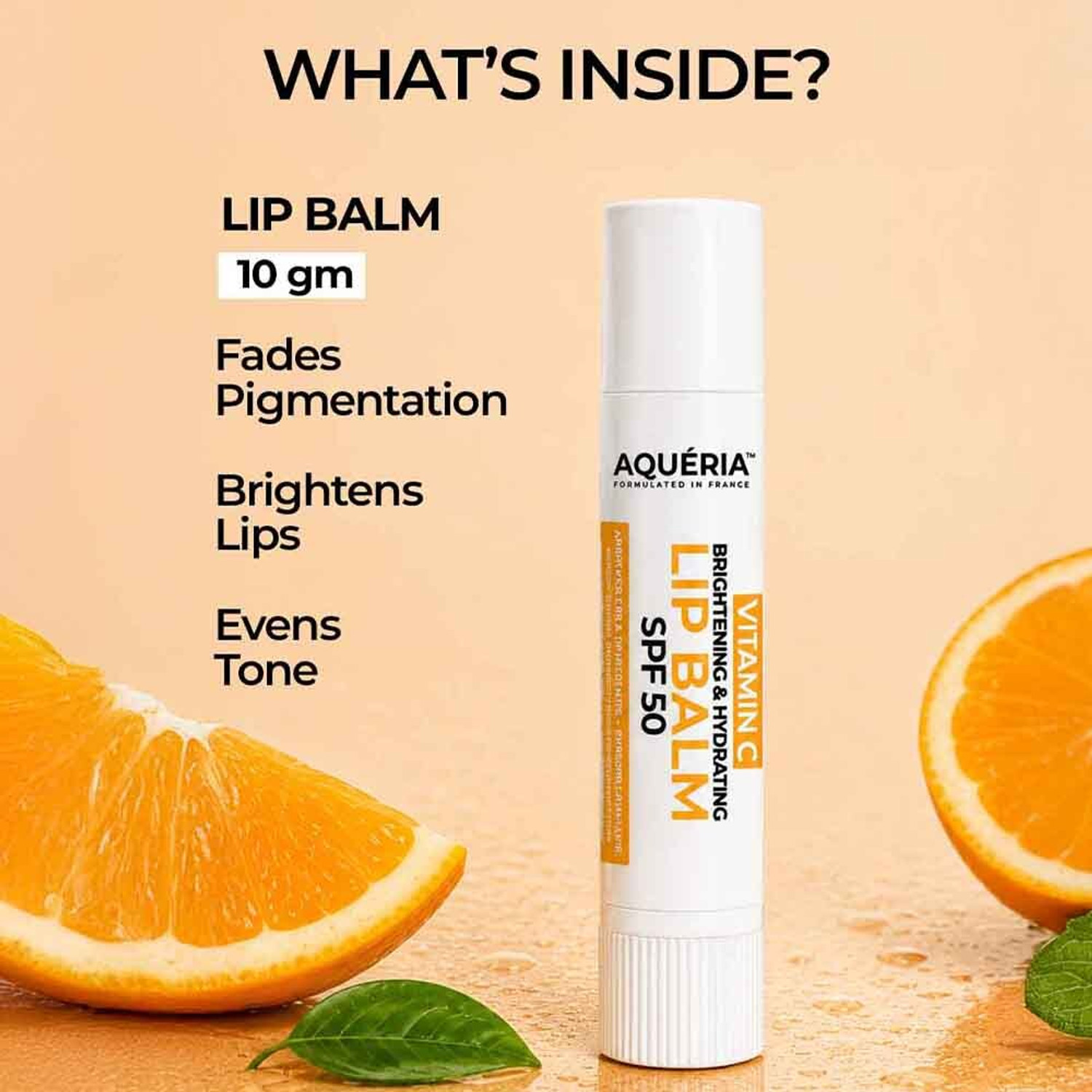 Image of Aqueria Brightening & Hydrating Lip Balm SPF 50 for Dark & Pigmented Lips Unflavoured