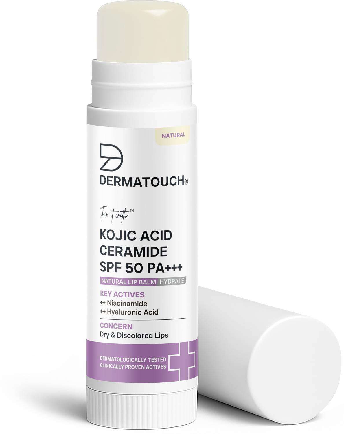 Dermatouch Kojic Acid Ceramide SPF 50 Lip Balm