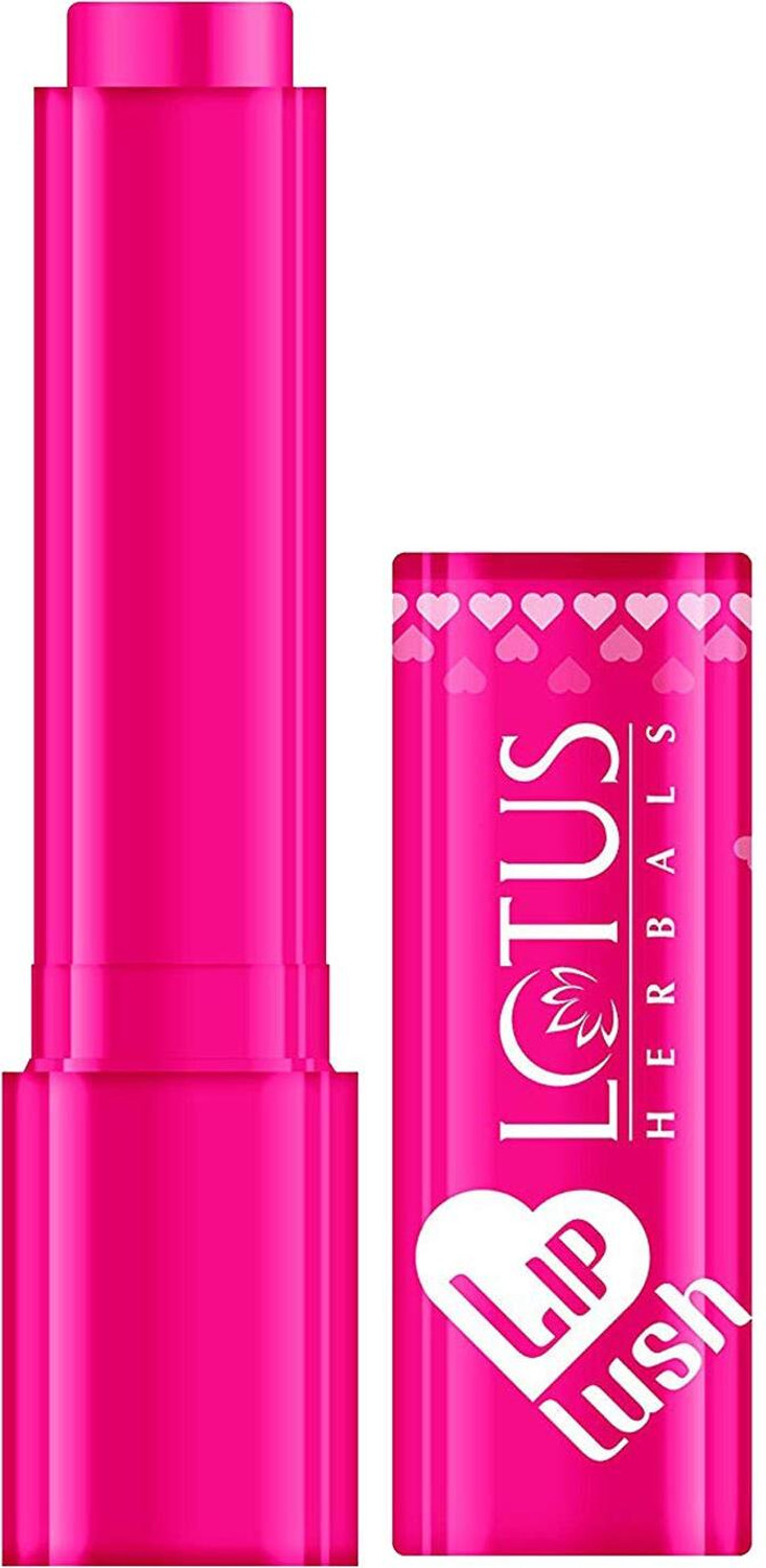 Image of LOTUS HERBALS Lip Lush Tinted Lip Balm Pink Guava Rush