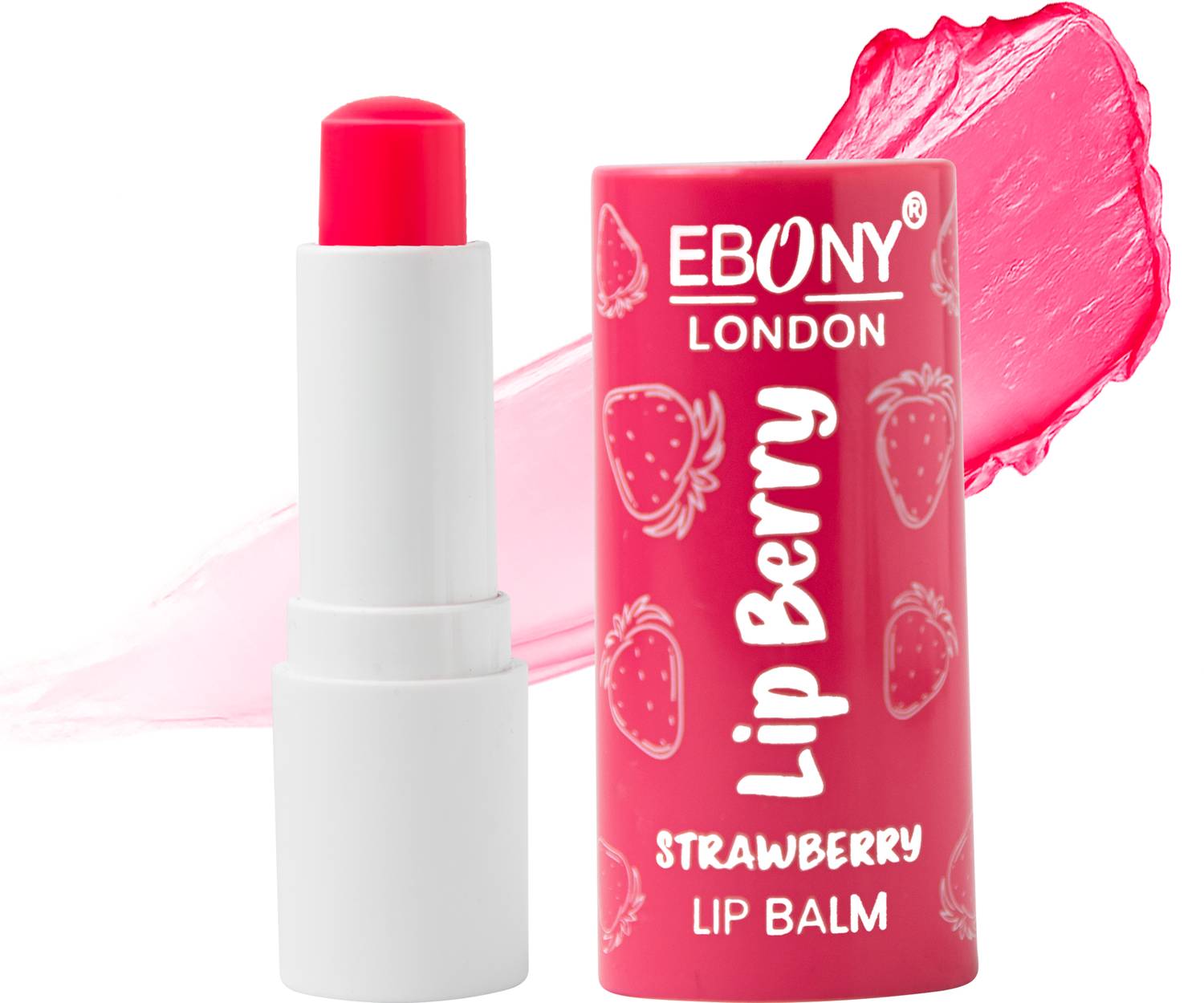 Ebony London Lip Berry Hydrating and Smooth Lip Balm | With Jojoba