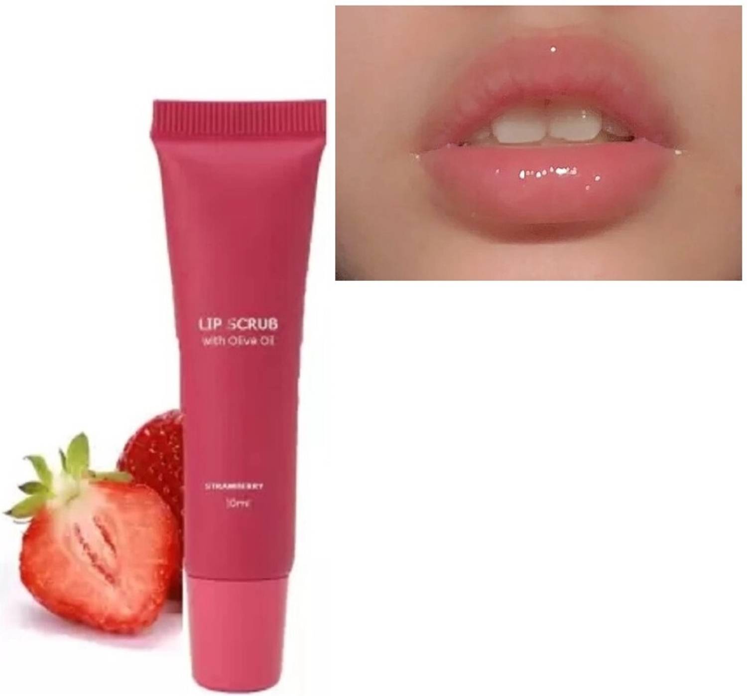 AFARAXIA Use Lip Scrub - For Tanned Lips Scrub strawberry