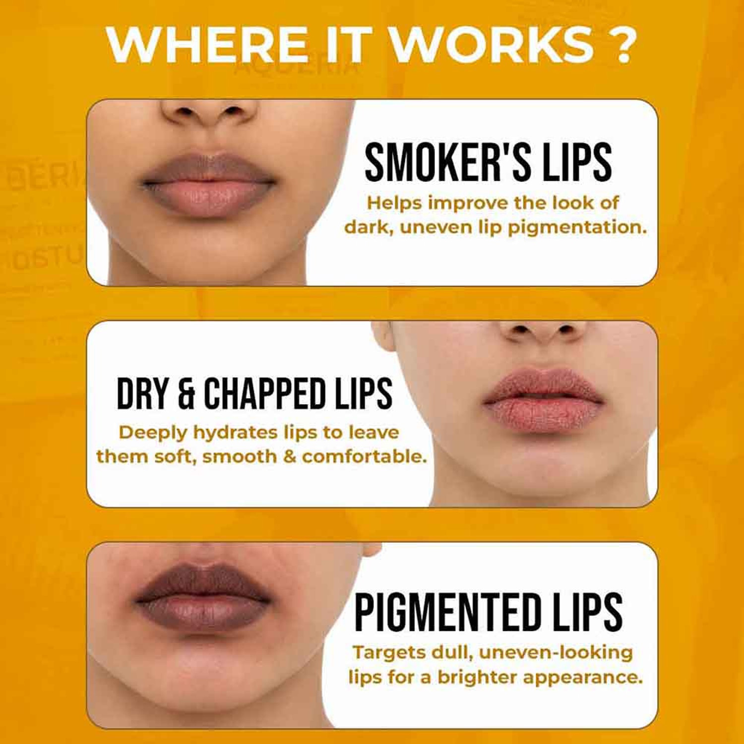 Image of Aqueria Brightening & Hydrating Lip Balm SPF 50 for Dark & Pigmented Lips Unflavoured