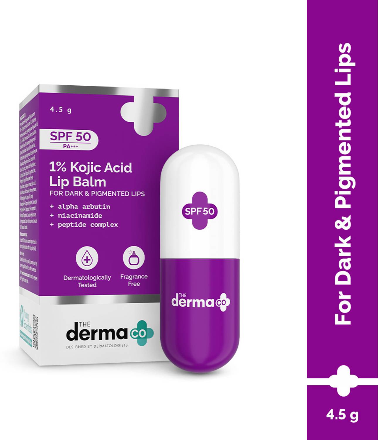The Derma Co 1% Kojic Acid Lip Balm (4.5g) - Image 1