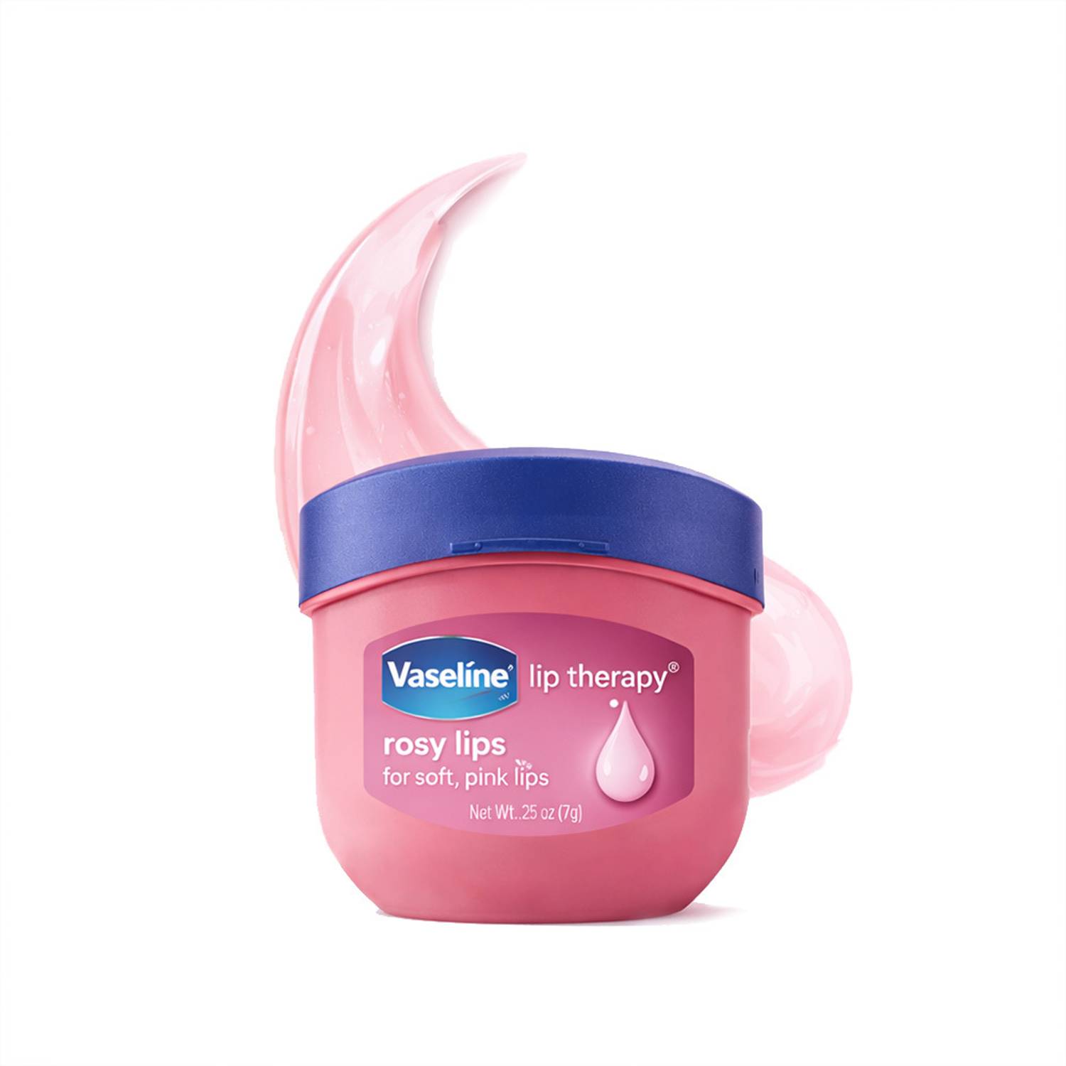 Vaseline Rosy Lips Pink Lip Balm - Image 1