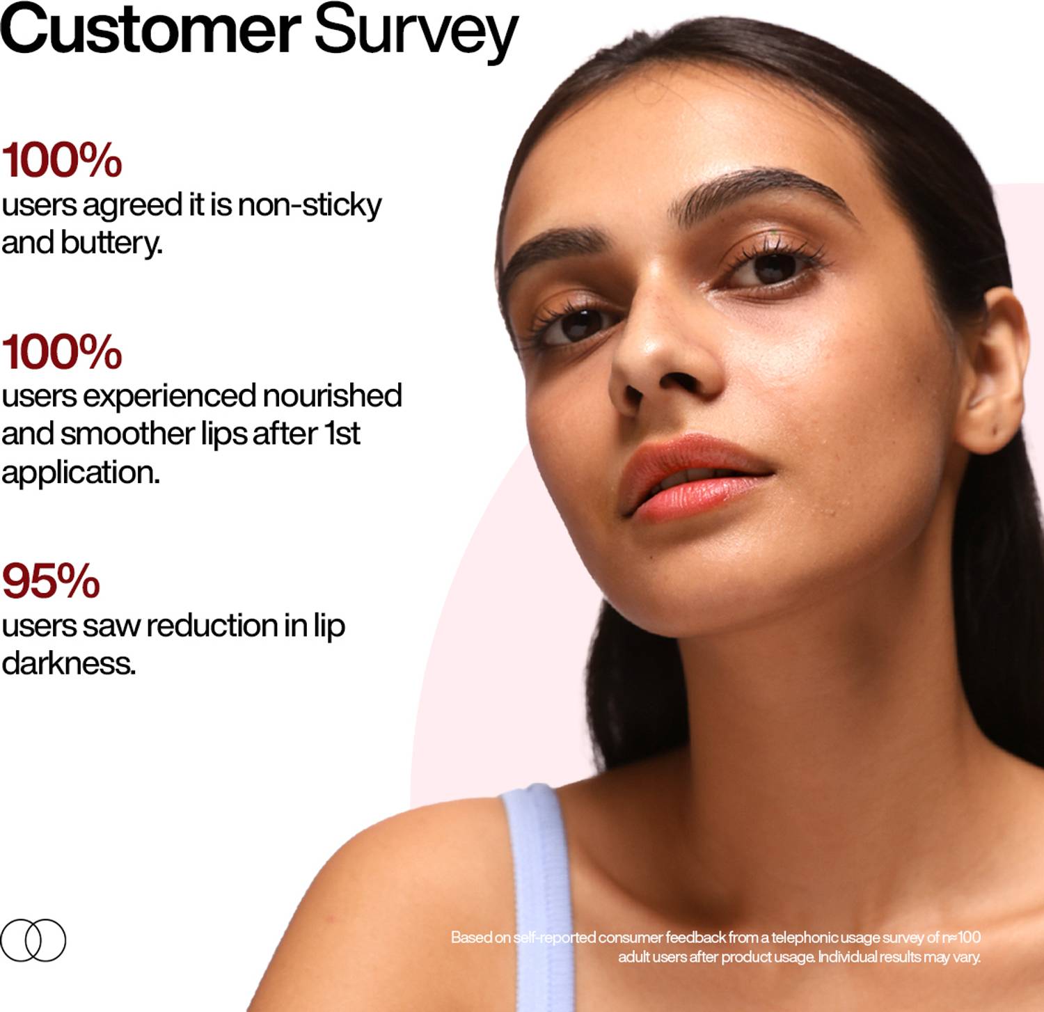 WishCare Tinted Ceramide Lip Balm SPF50 Blush Red - Image 2