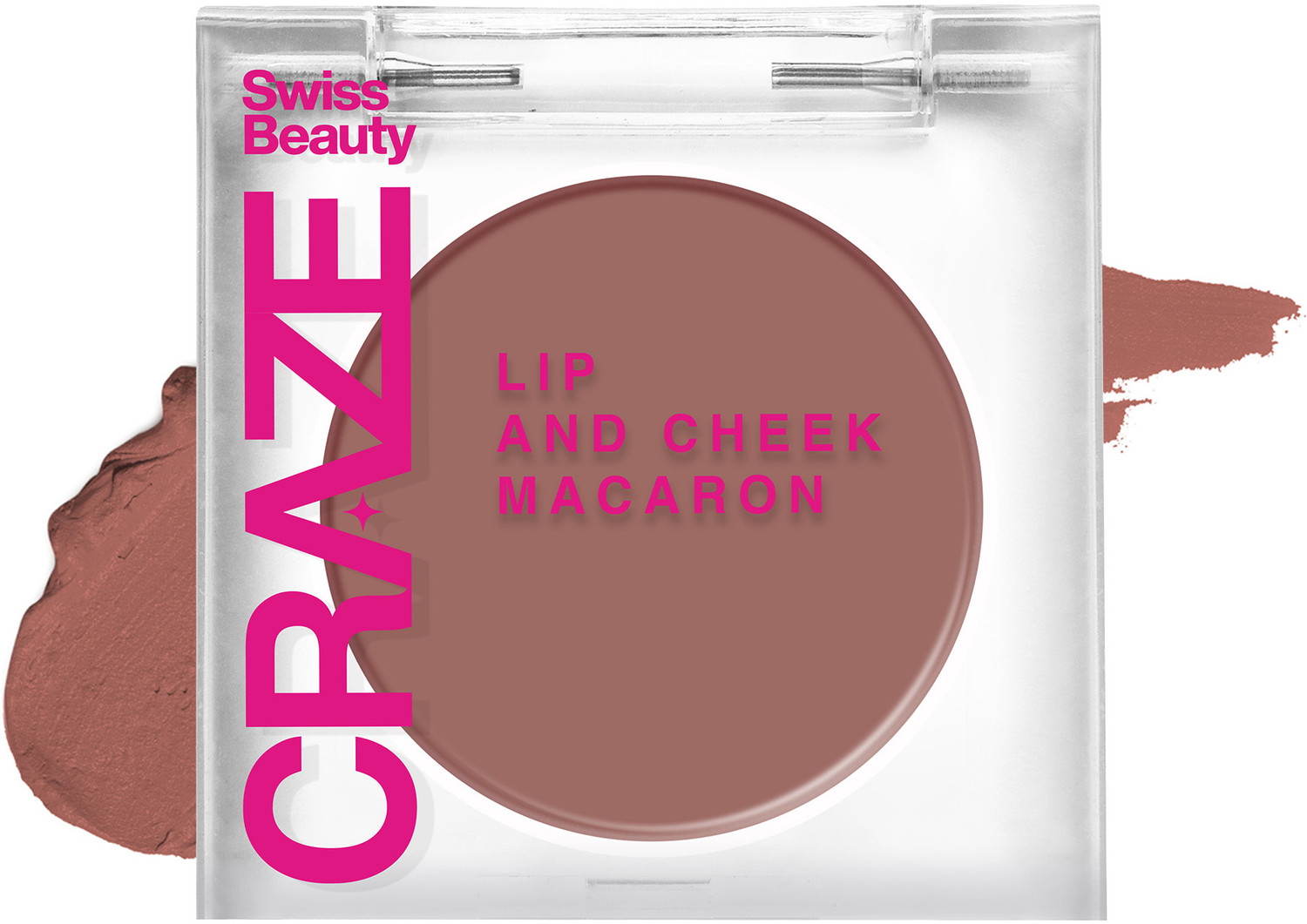 Image of SWISS BEAUTY Lip Cheek Cream Tint Multipurpose Lightweight Vitamin E Olive Oil Macron