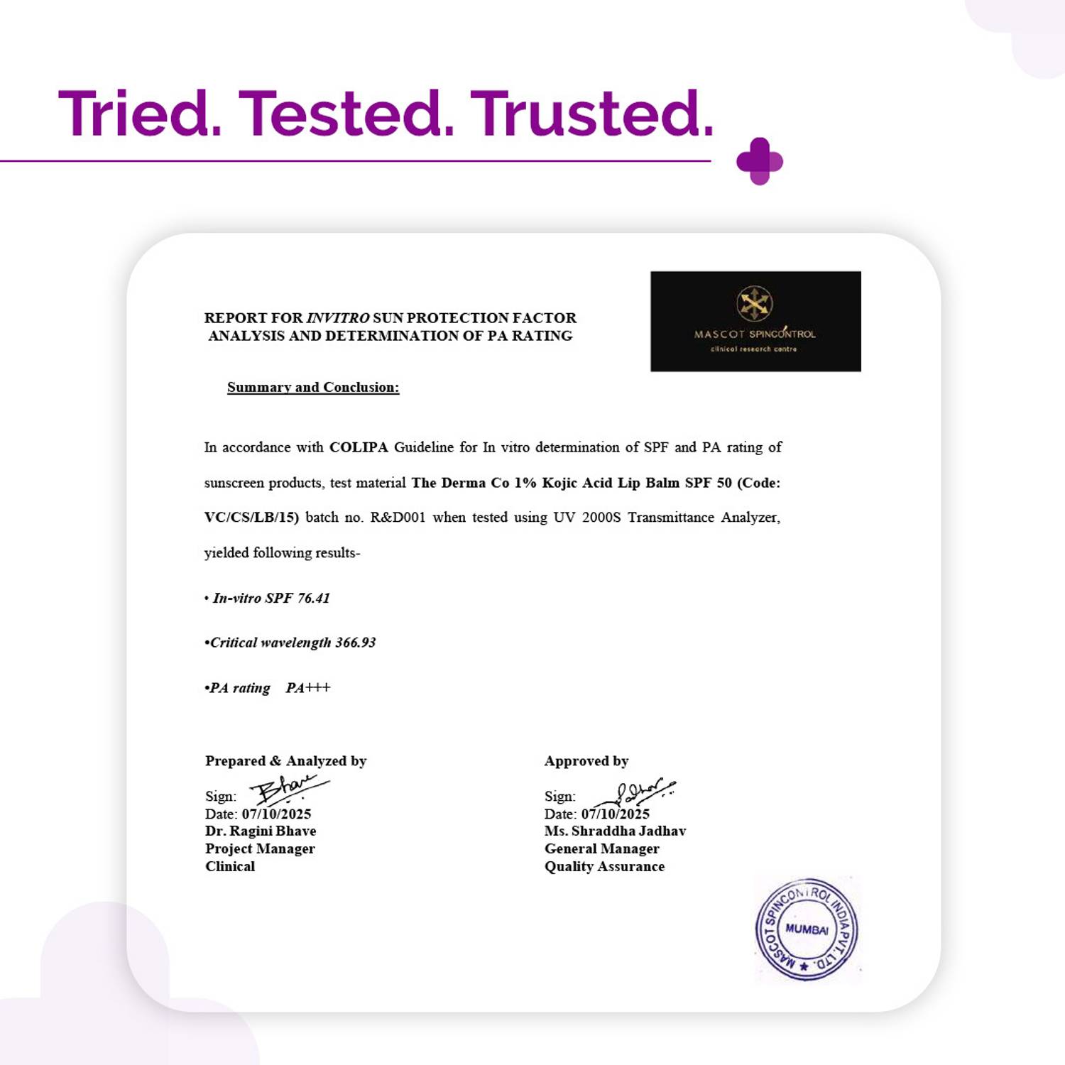 The Derma Co 1% Kojic Acid Lip Balm (4.5g) - Image 3