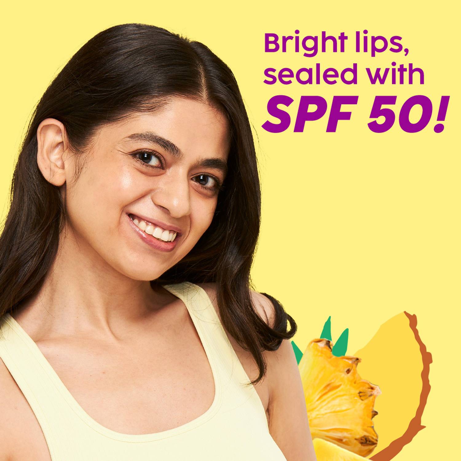 The Plant Fix Plix Pineapple Brightening Lip Balm SPF 50 - Image 2