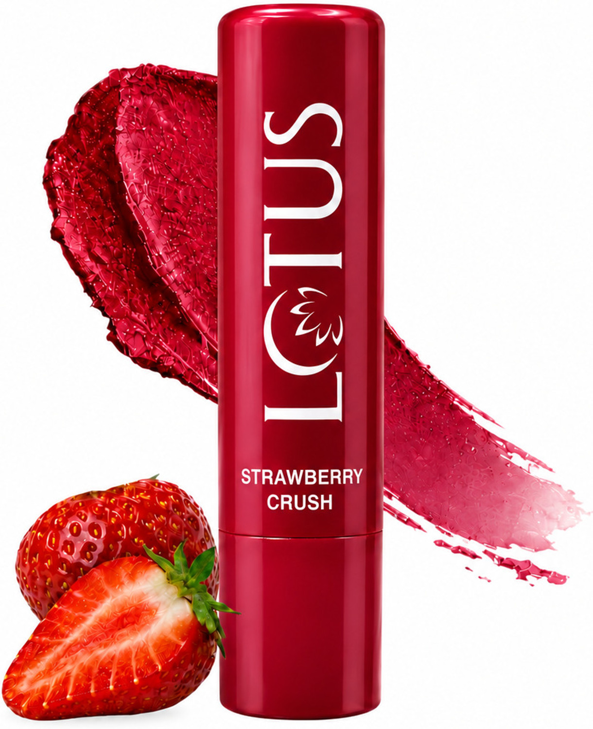 Image of LOTUS HERBALS Lip Lush Tinted Lip Balm Strawberry Crush