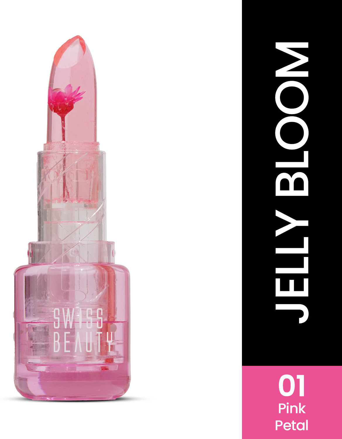 Image of SWISS BEAUTY Jelly Bloom pH Lip Balm | Colour Changing Tint | Hydrating | Vitamin E NA
