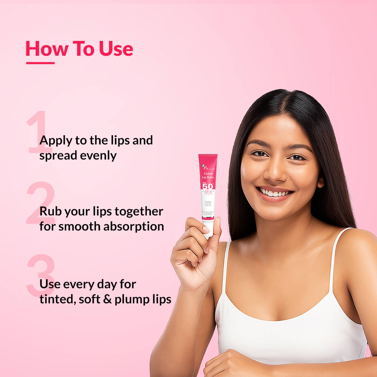 Fixderma 4% Kojic Acid Tinted Lip Balm - Image 5