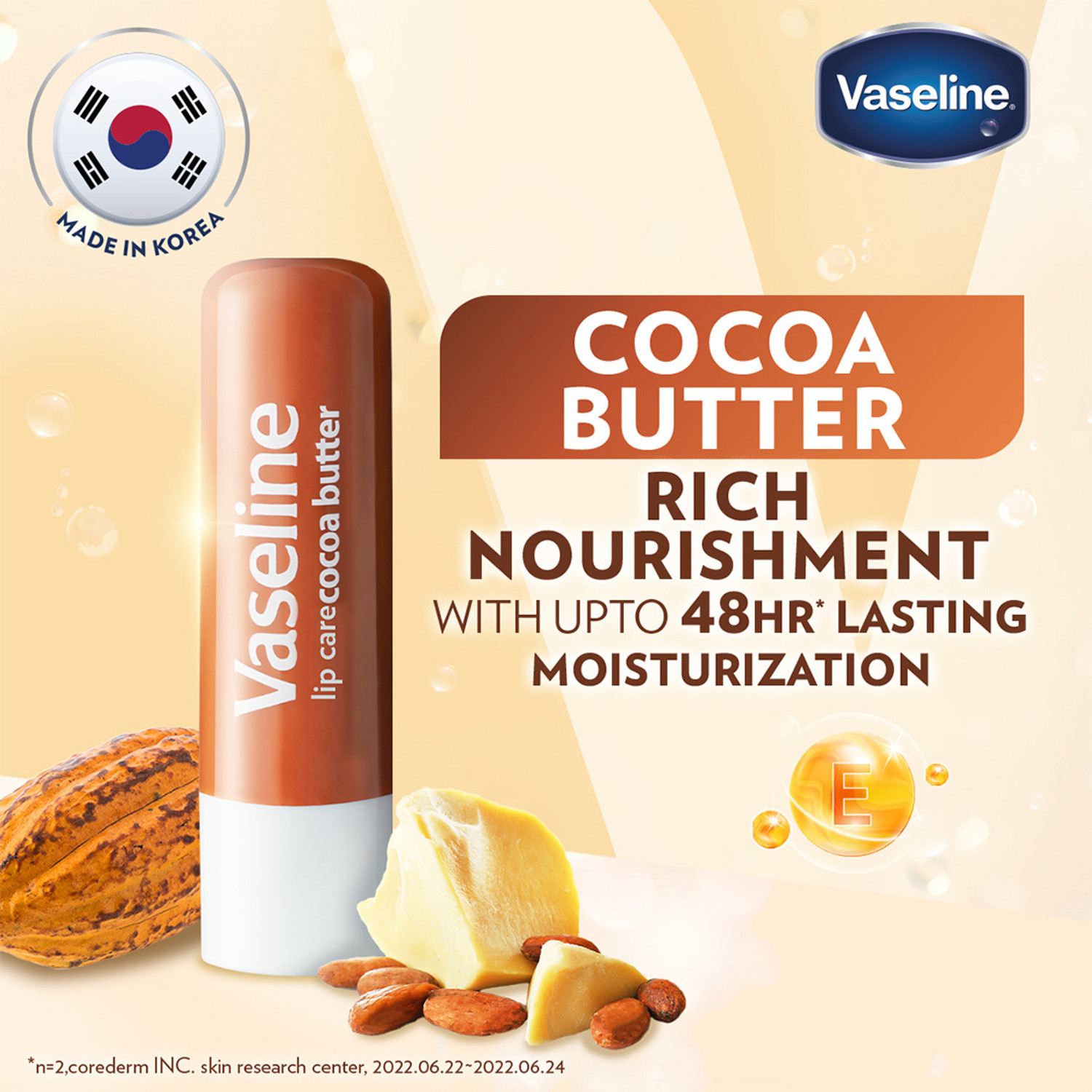Image of Vaseline Lip Care Cocoa Butter Lip Balm Stick Cocoa