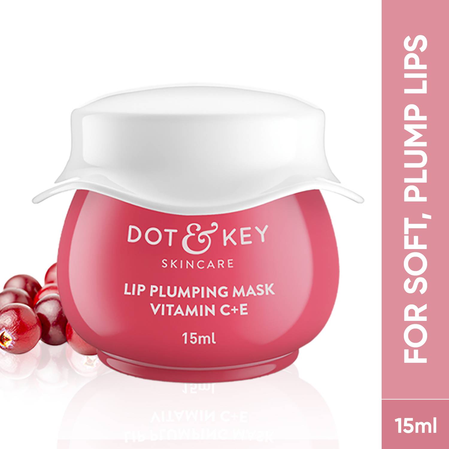 Dot & Key Lip Plumping Mask With Shea Butter,For Naturally Glowin