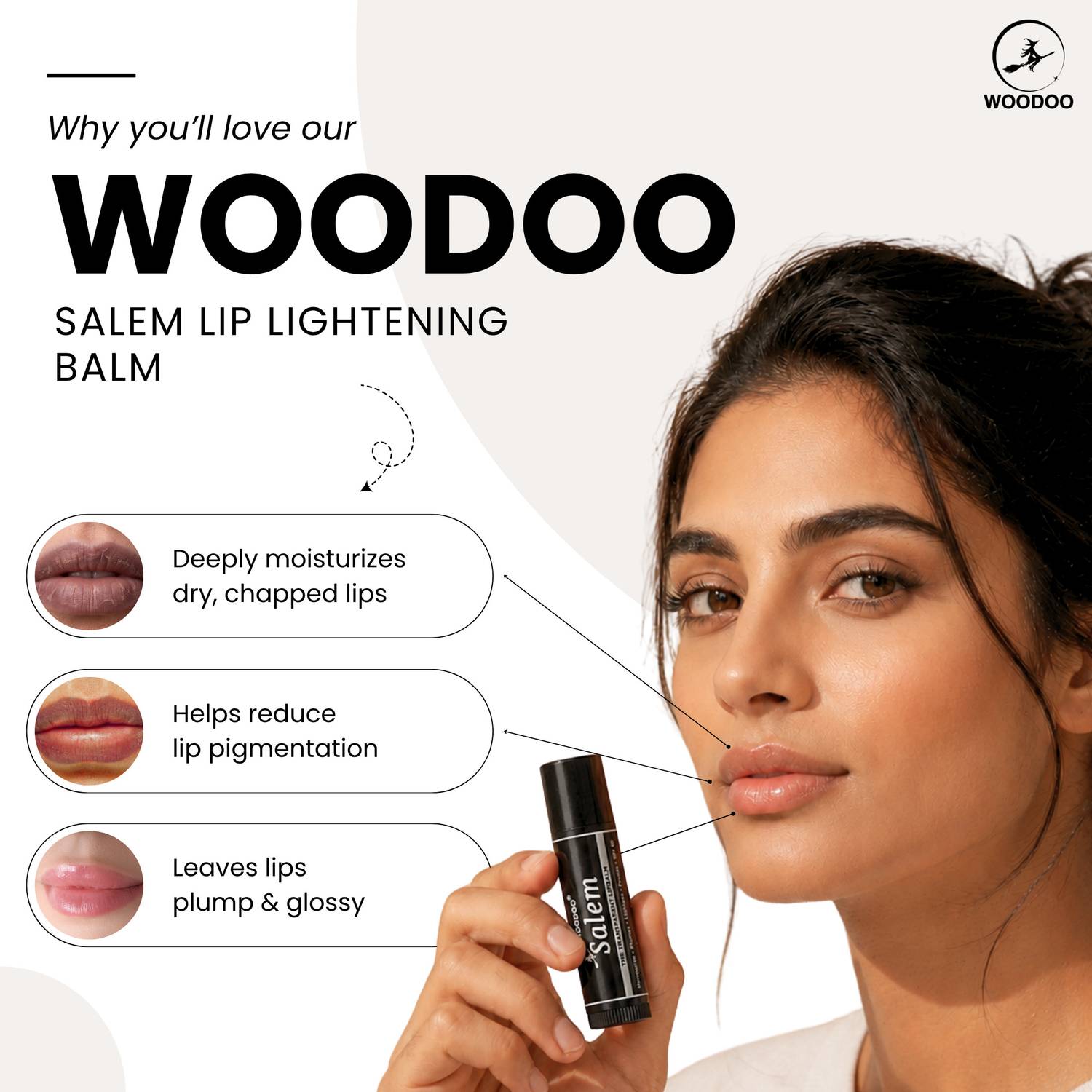 woodoo Salem Lip Lightening Balm - Image 2