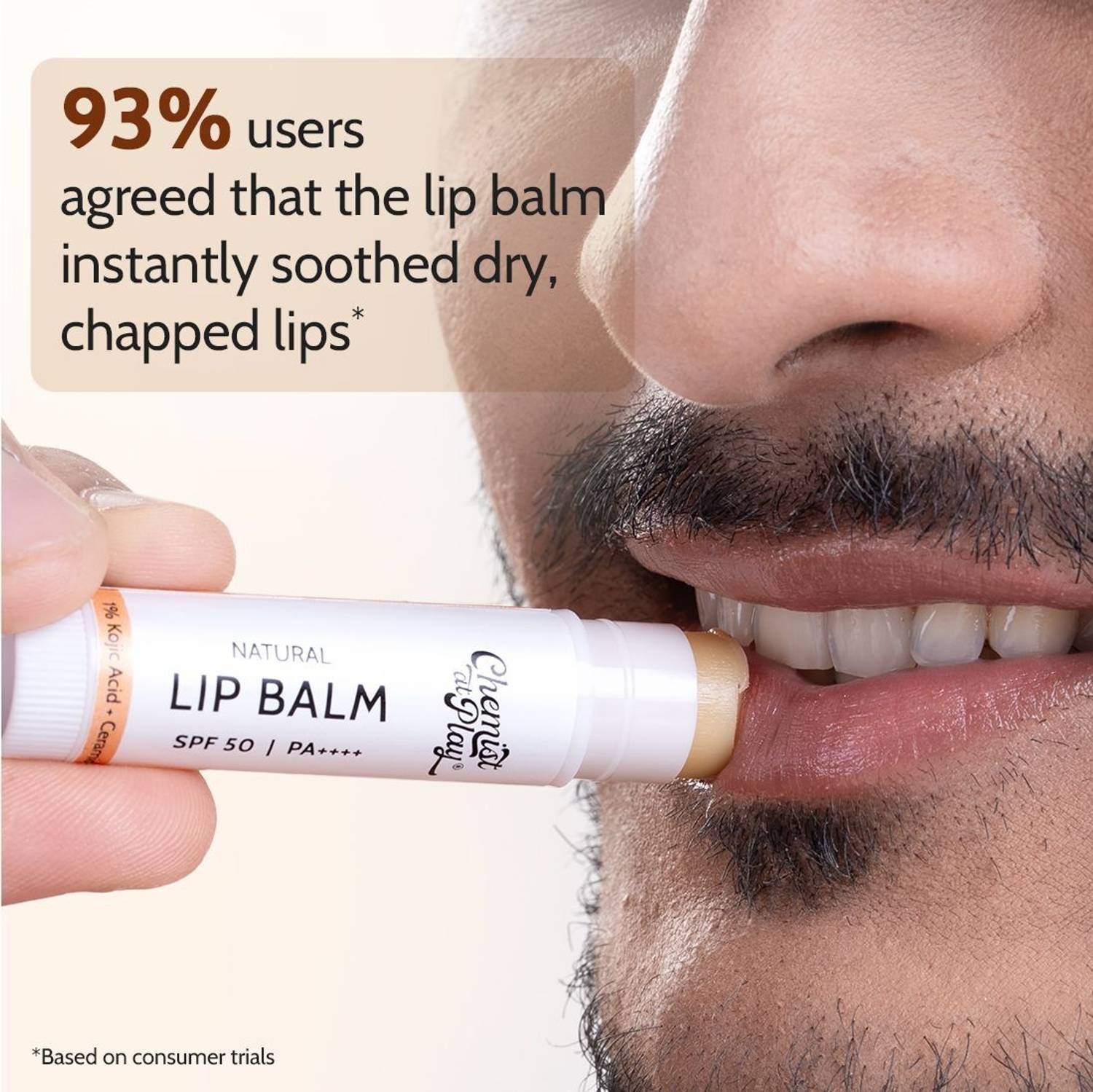 Chemist at Play Natural Lip Balm SPF 50 - Image 5
