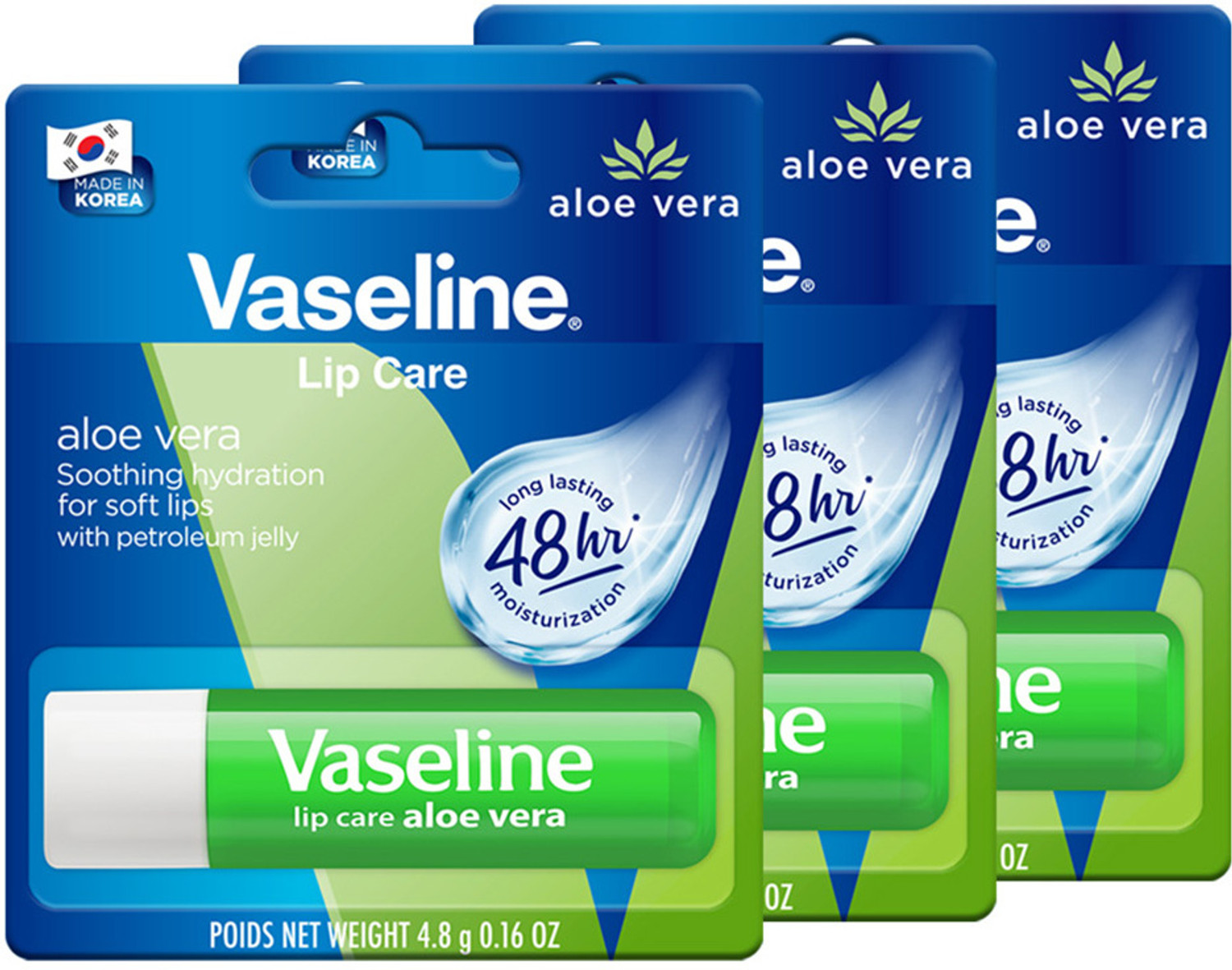 Image of Vaseline Lip Care Aloe Vera Lip Balm Stick Aloe Vera