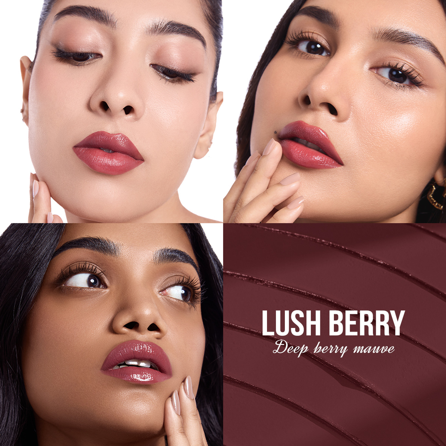 Image of Staze Y.U.M.M.Y Lip Gloss Balm | Gloss + Tint + Balm | SPF 15 | 2 g (2 g, 02 Lush Berry)